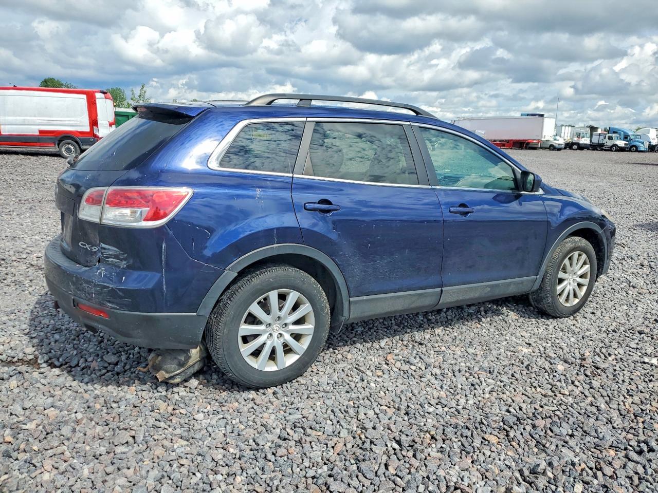2007 Mazda Cx-9 Blue vin: JM3TB38Y970104409