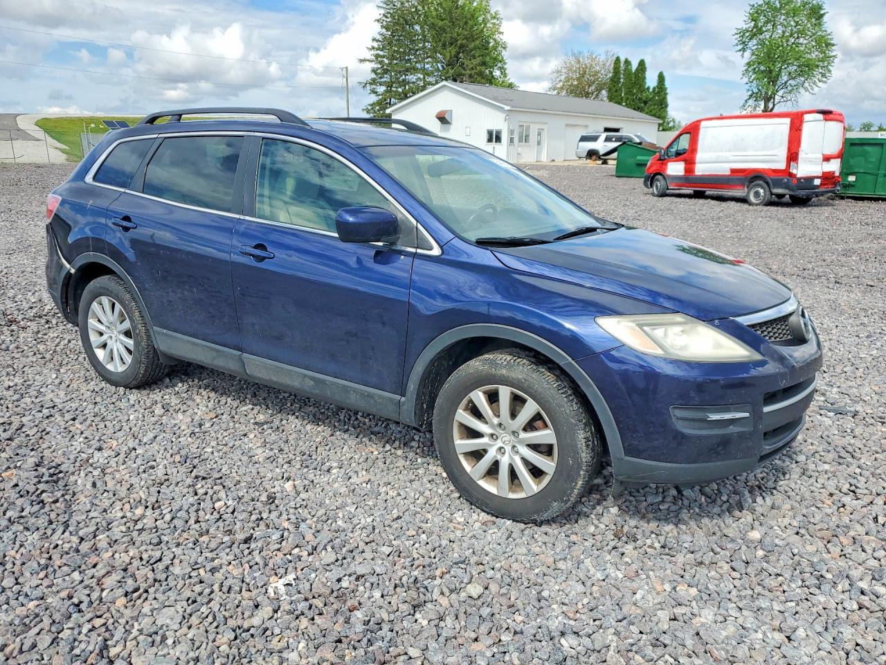 2007 Mazda Cx-9 Blue vin: JM3TB38Y970104409