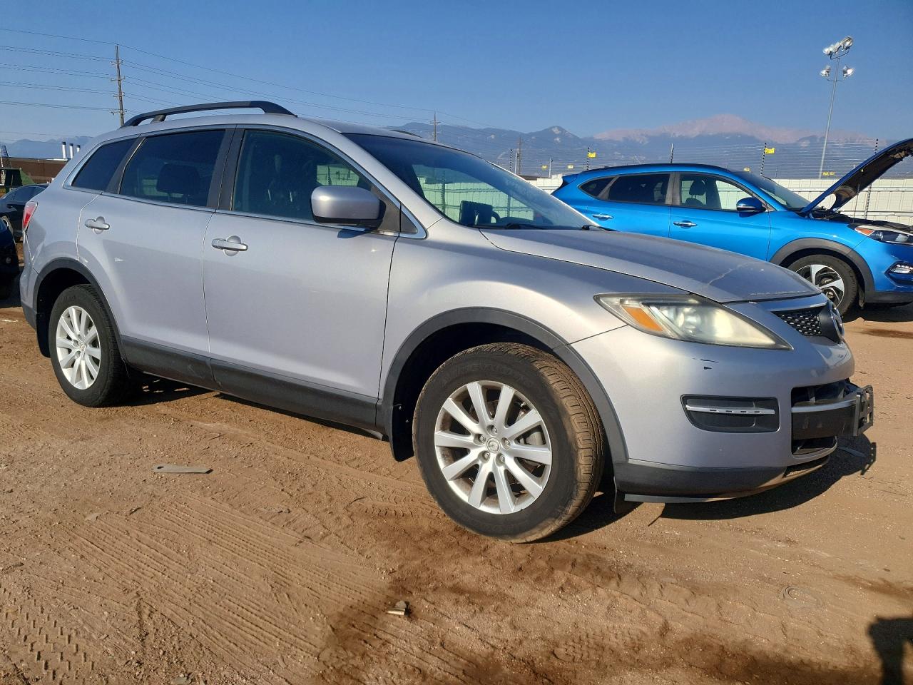 2007 Mazda Cx-9 Silver vin: JM3TB38YX70114818