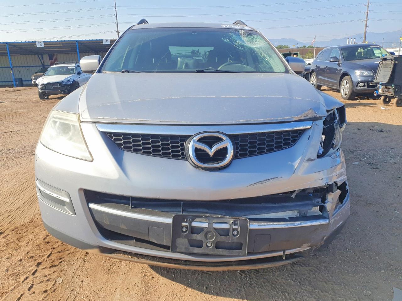 2007 Mazda Cx-9 Silver vin: JM3TB38YX70114818
