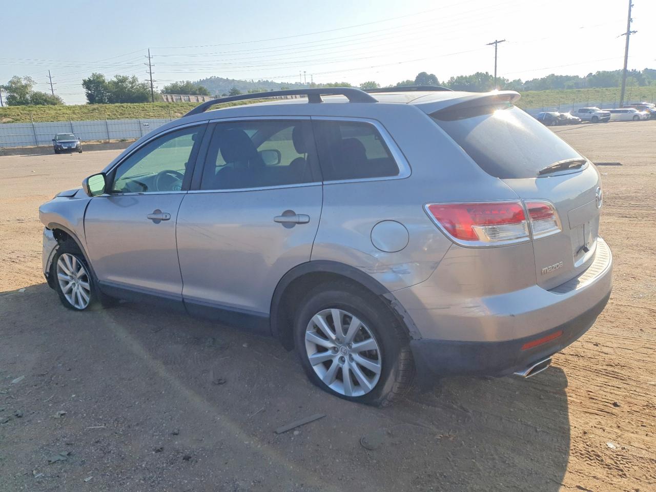 2007 Mazda Cx-9 Silver vin: JM3TB38YX70114818