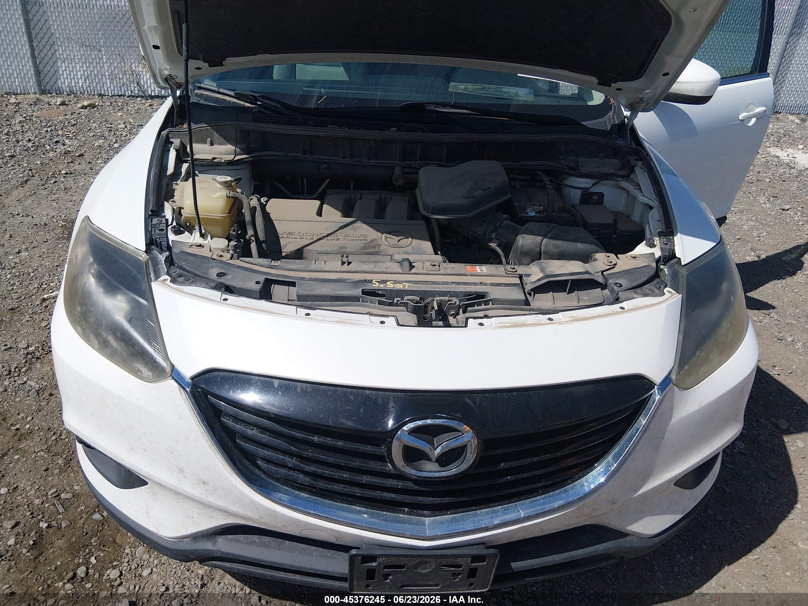 2013 Mazda Cx-9 Sport Белый vin: JM3TB3BA1D0423701