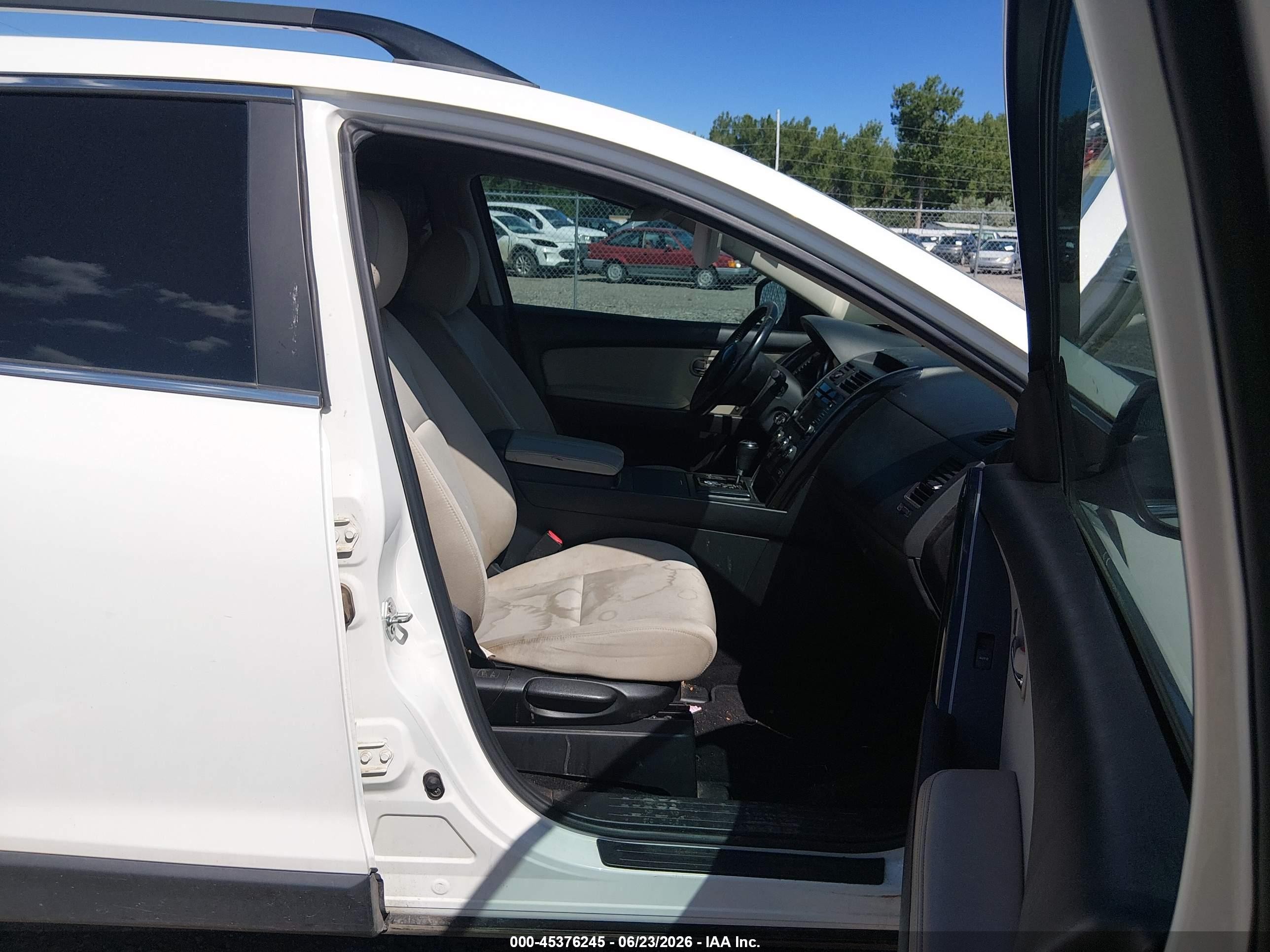 2013 Mazda Cx-9 Sport Белый vin: JM3TB3BA1D0423701