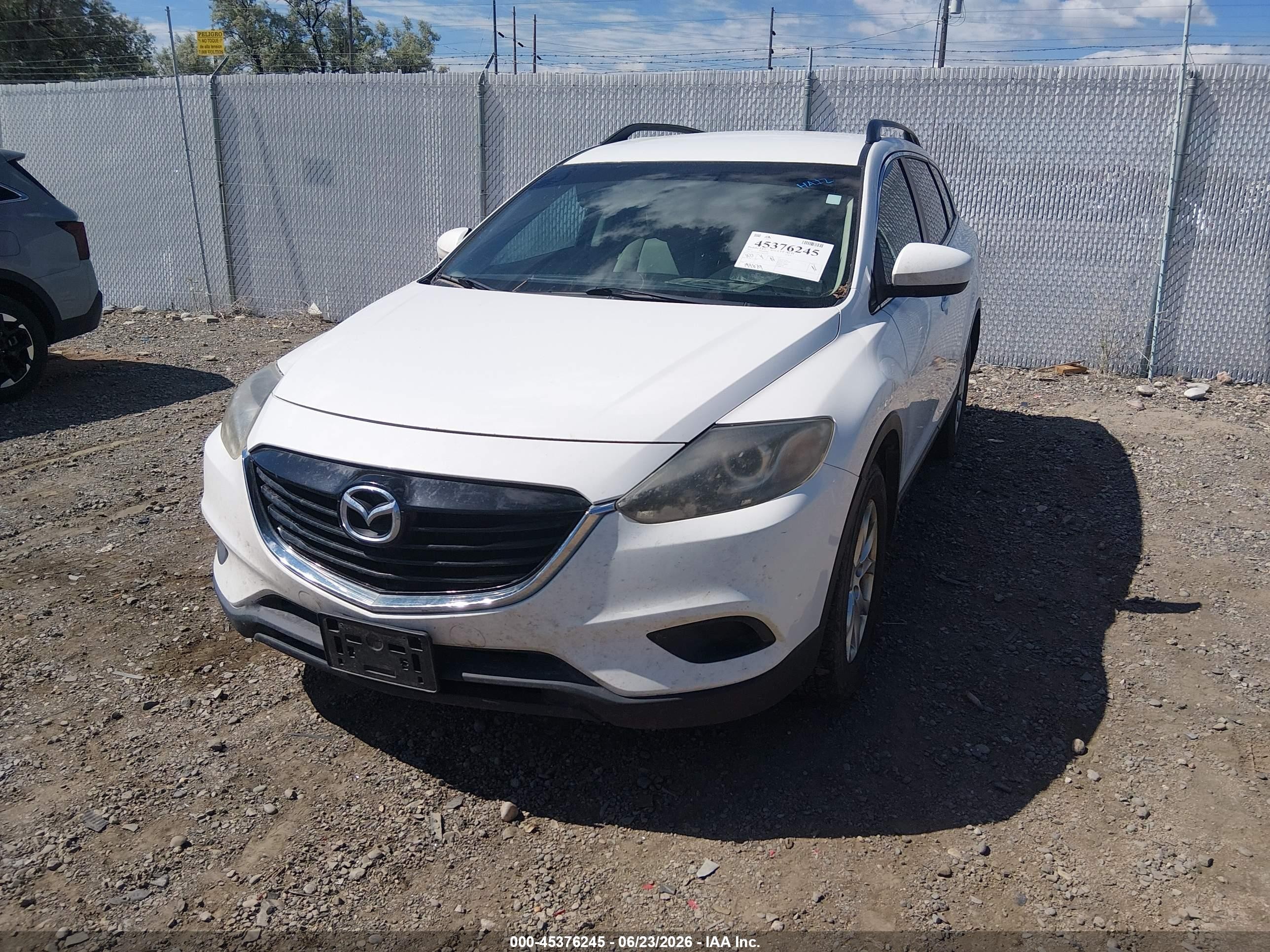 2013 Mazda Cx-9 Sport Белый vin: JM3TB3BA1D0423701