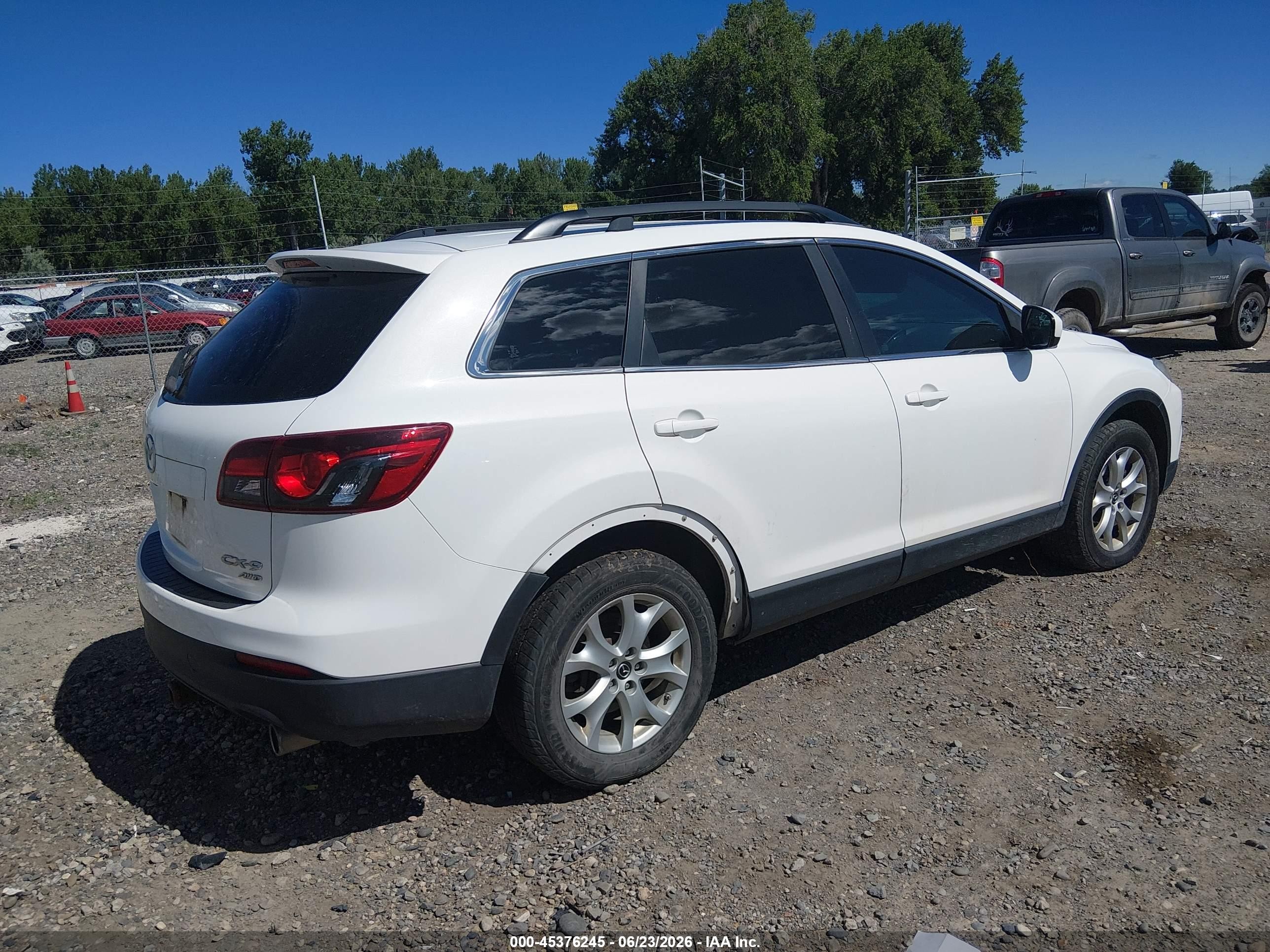 2013 Mazda Cx-9 Sport Белый vin: JM3TB3BA1D0423701