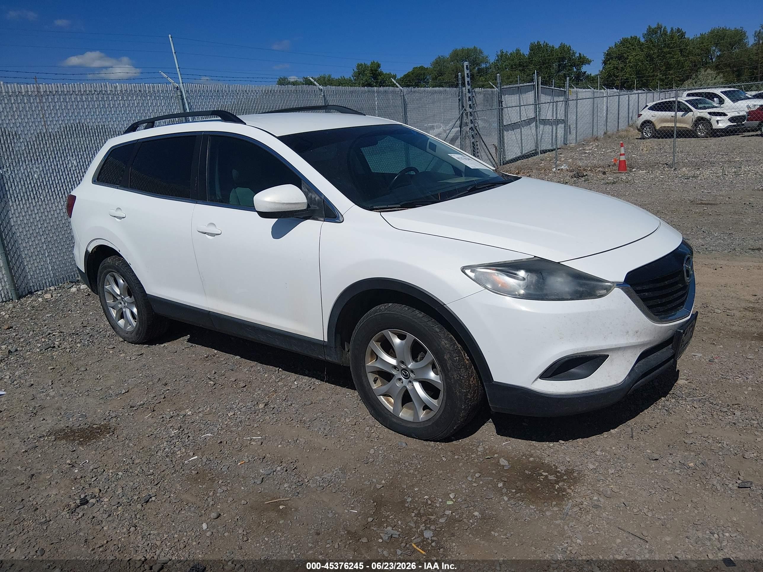 2013 Mazda Cx-9 Sport Белый vin: JM3TB3BA1D0423701
