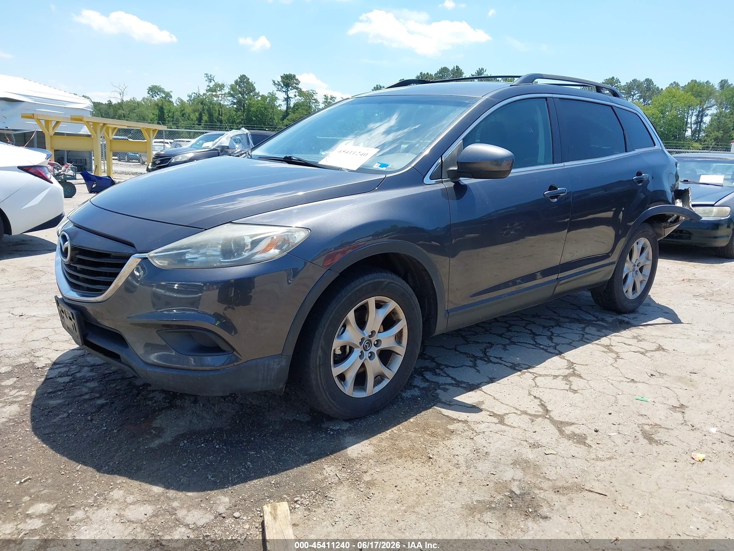 2014 Mazda Cx-9 Sport Серый vin: JM3TB3BA2E0439214
