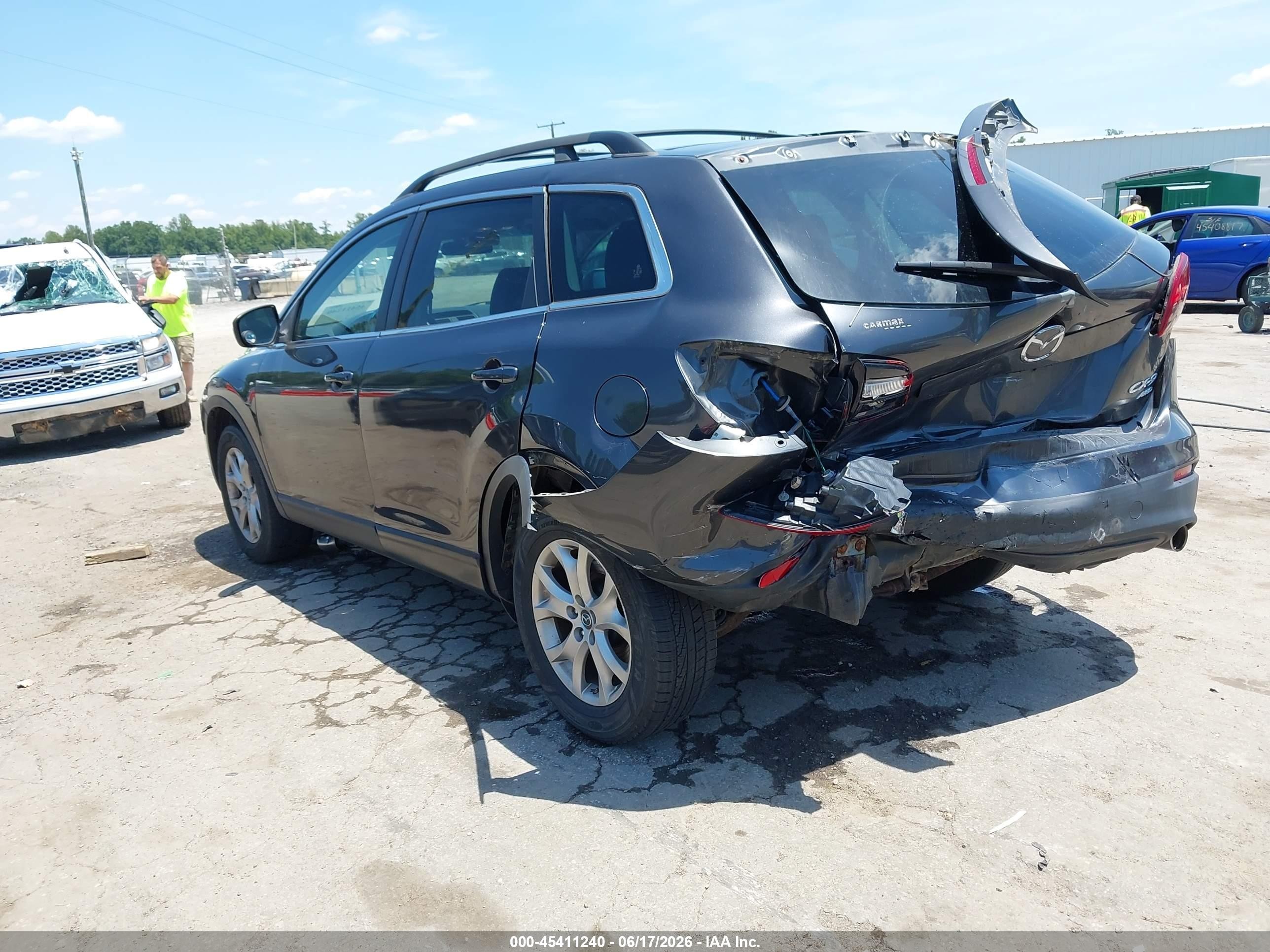 2014 Mazda Cx-9 Sport Серый vin: JM3TB3BA2E0439214