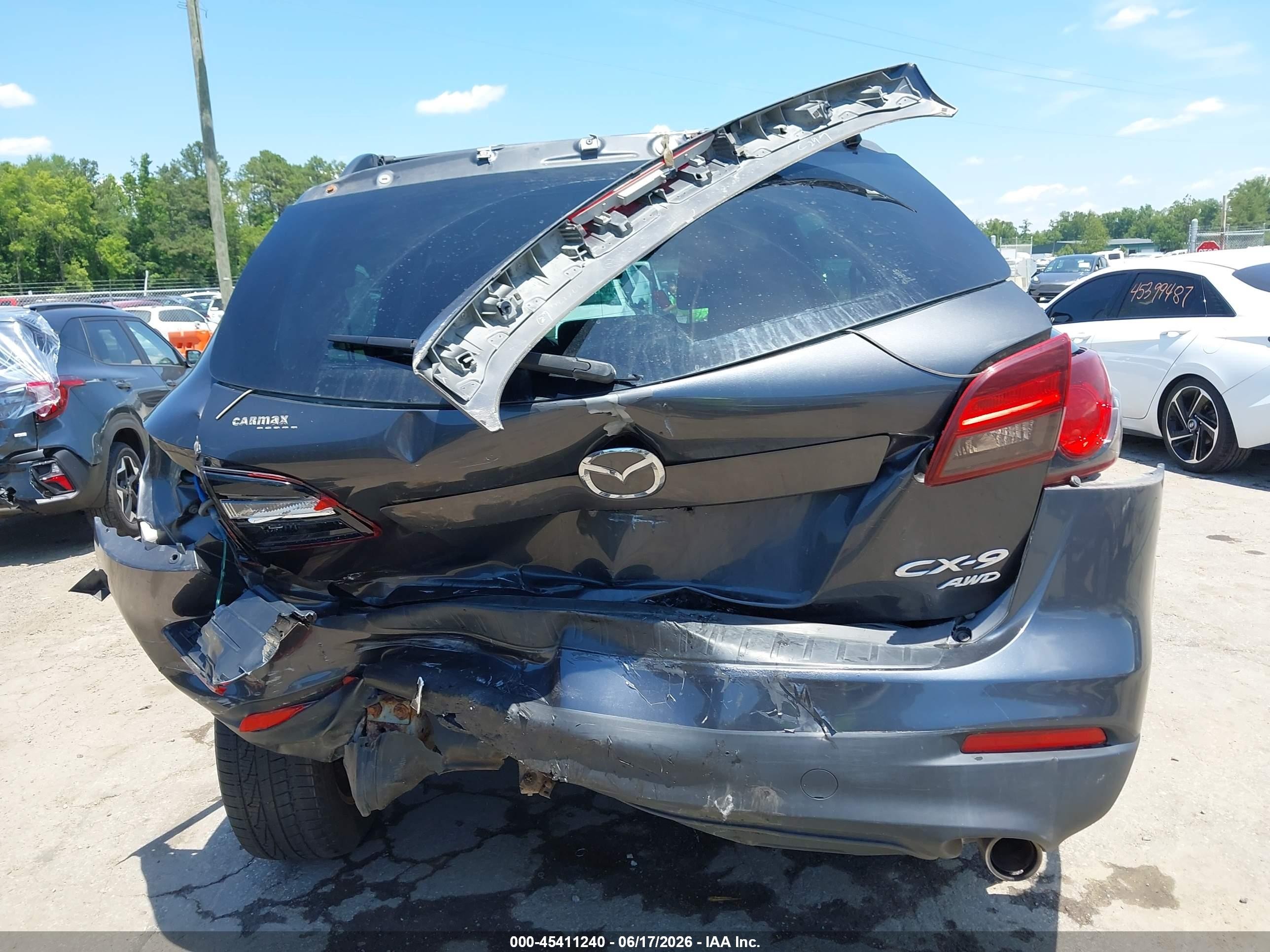 2014 Mazda Cx-9 Sport Серый vin: JM3TB3BA2E0439214