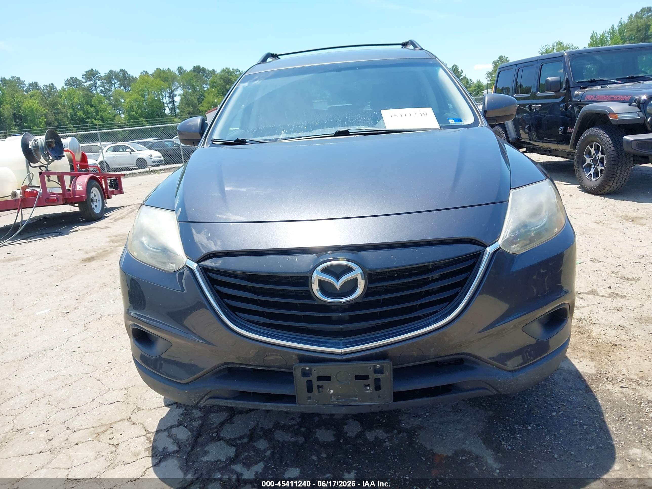 2014 Mazda Cx-9 Sport Серый vin: JM3TB3BA2E0439214