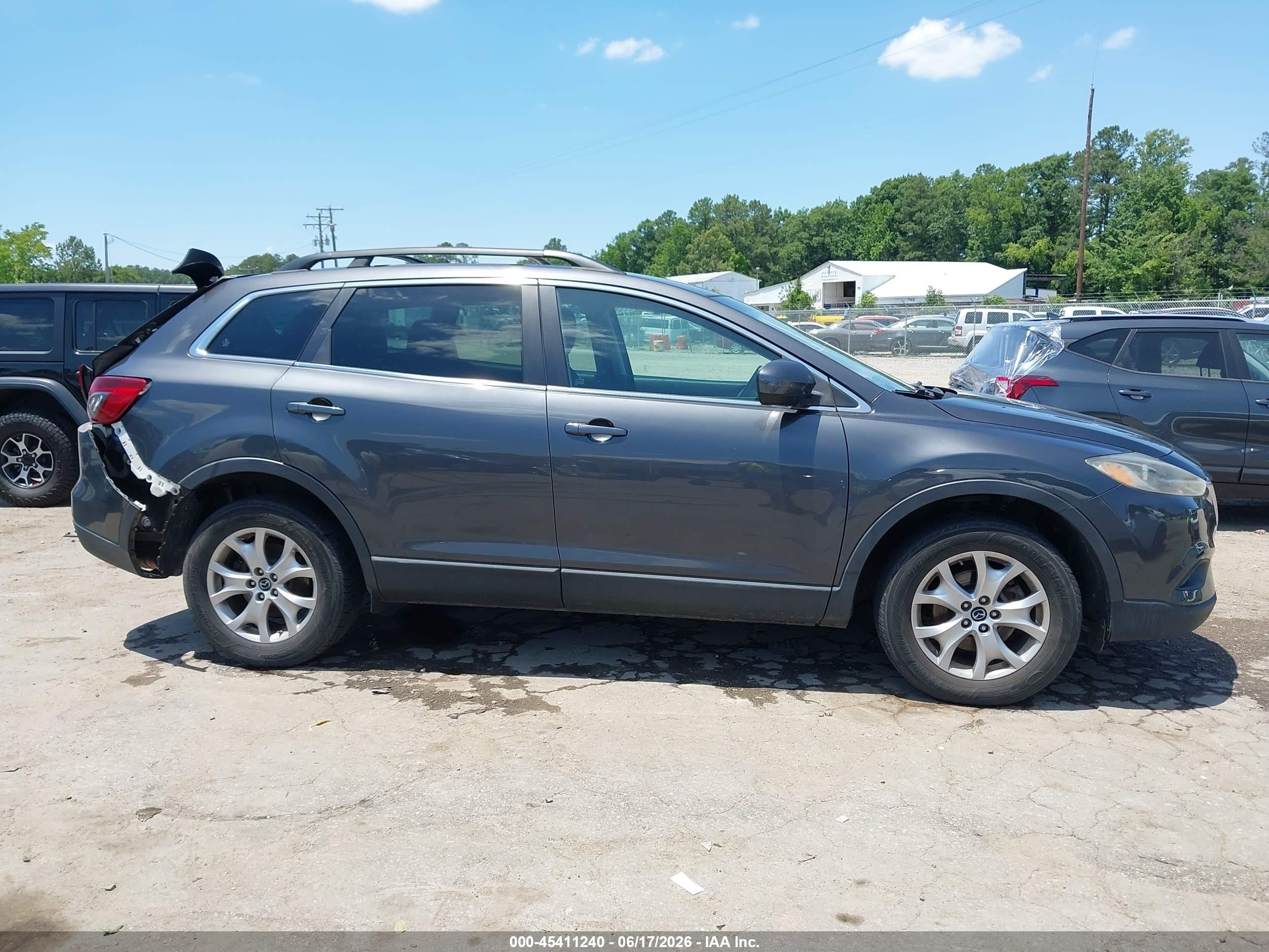 2014 Mazda Cx-9 Sport Серый vin: JM3TB3BA2E0439214