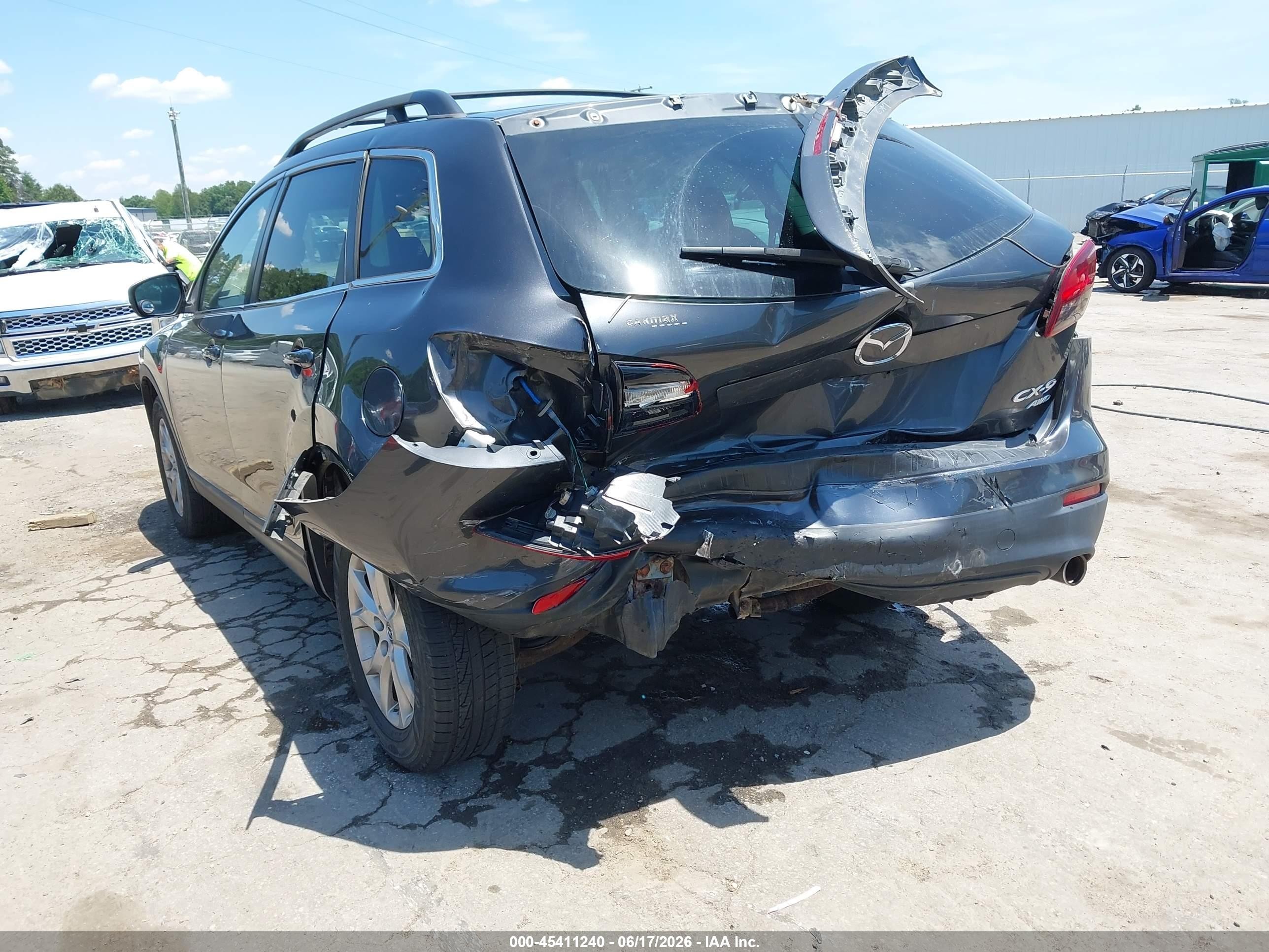 2014 Mazda Cx-9 Sport Серый vin: JM3TB3BA2E0439214