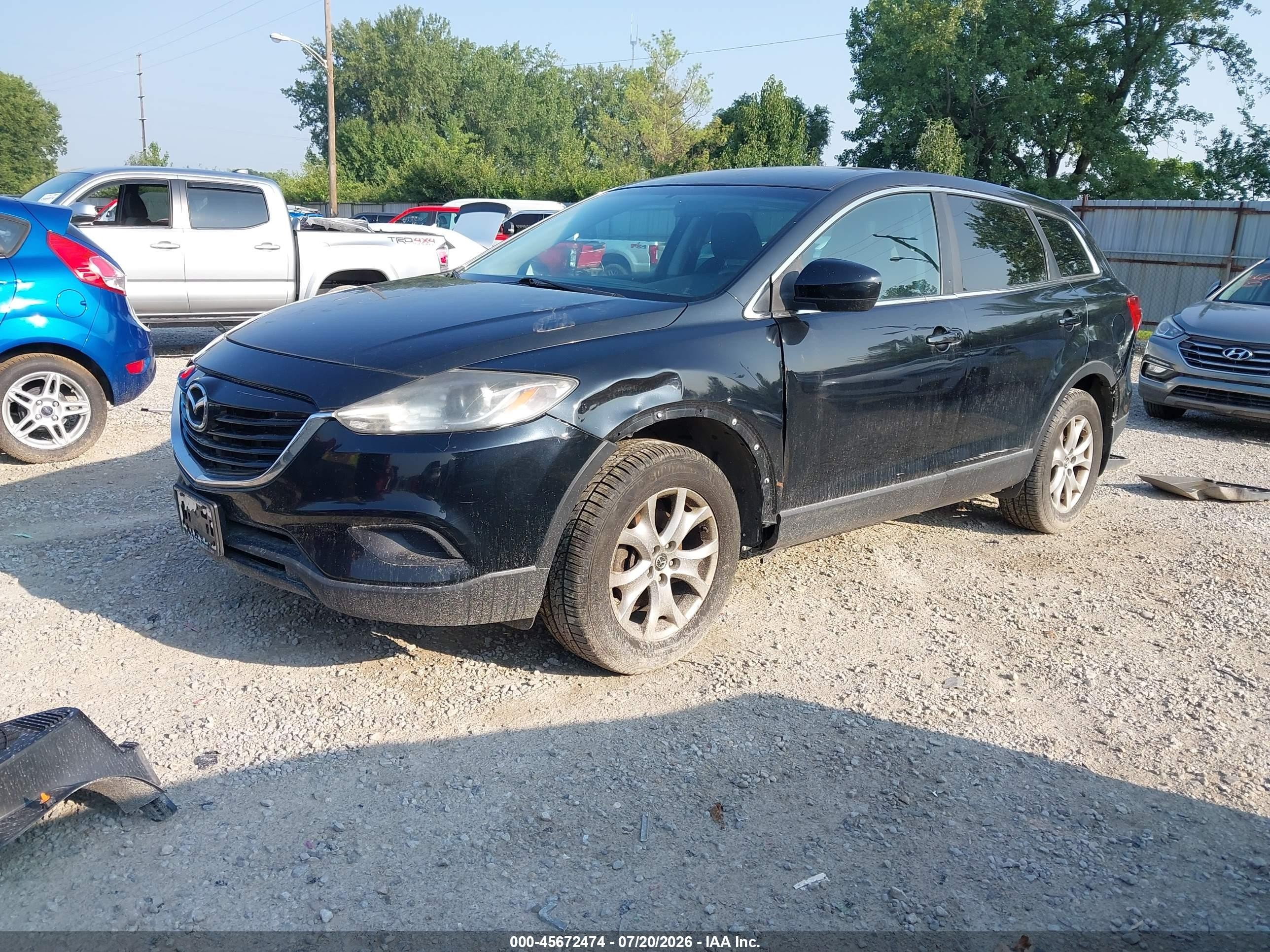 2014 Mazda Cx-9 Sport Black vin: JM3TB3BA7E0437359