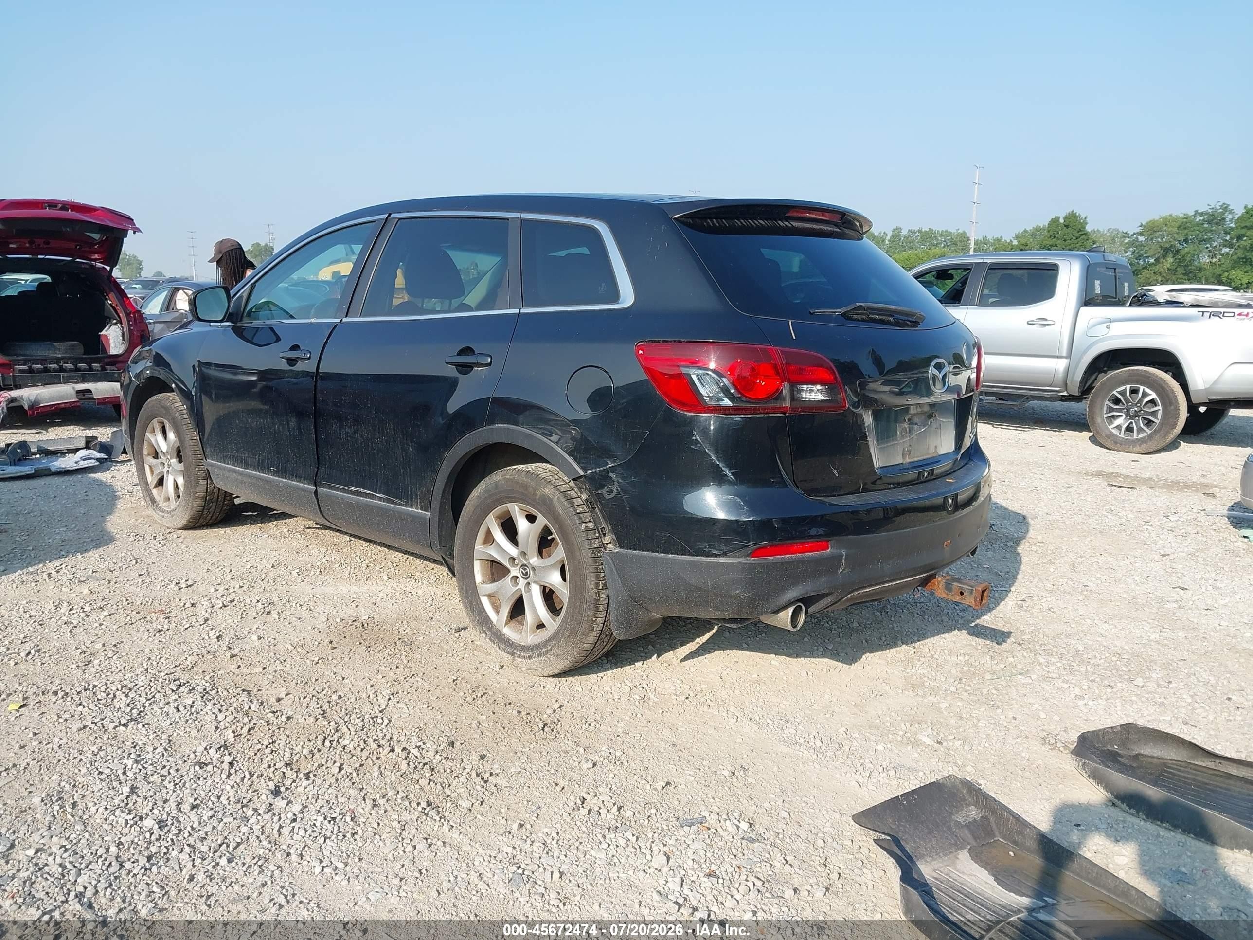 2014 Mazda Cx-9 Sport Black vin: JM3TB3BA7E0437359