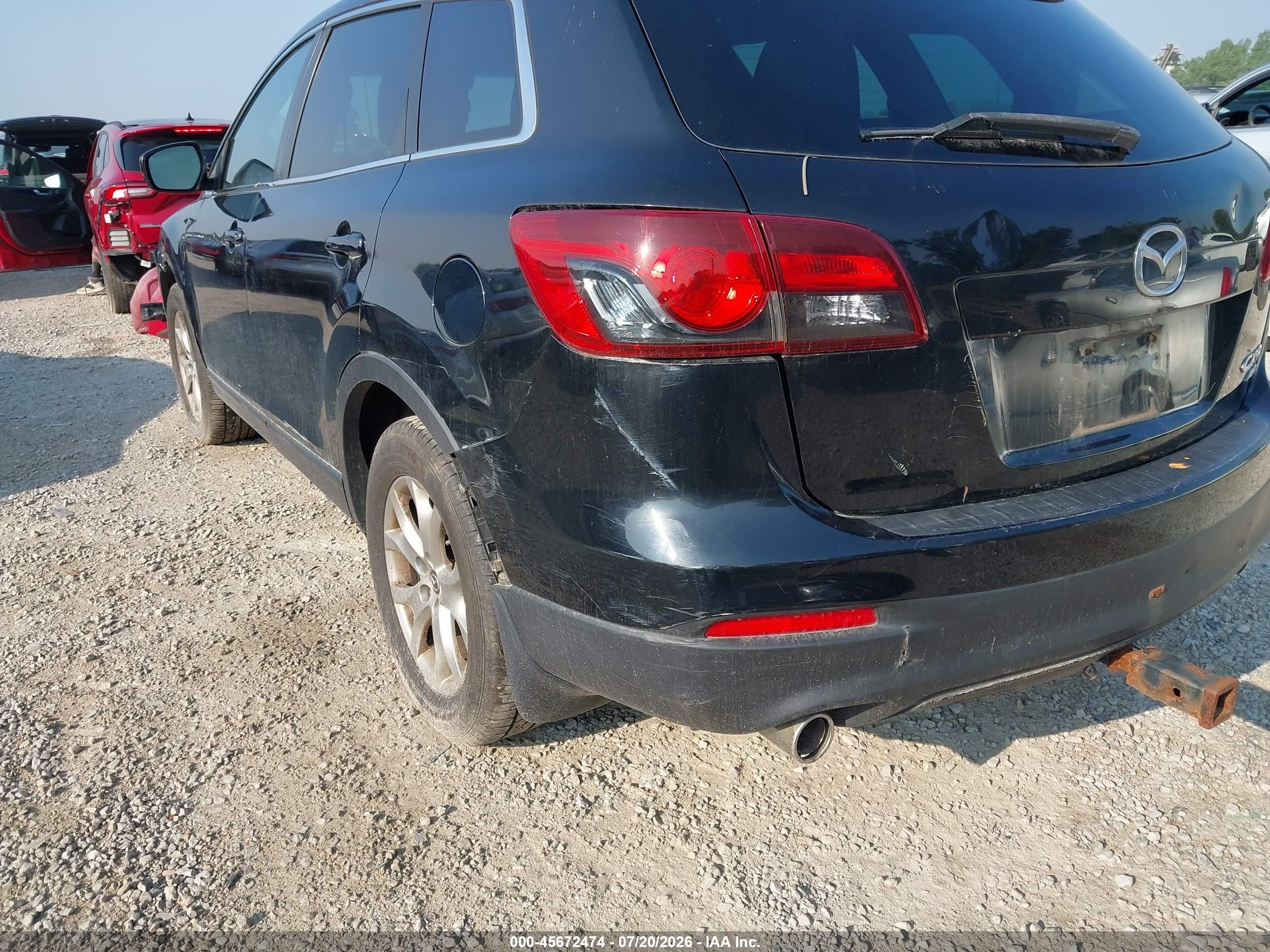 2014 Mazda Cx-9 Sport Black vin: JM3TB3BA7E0437359