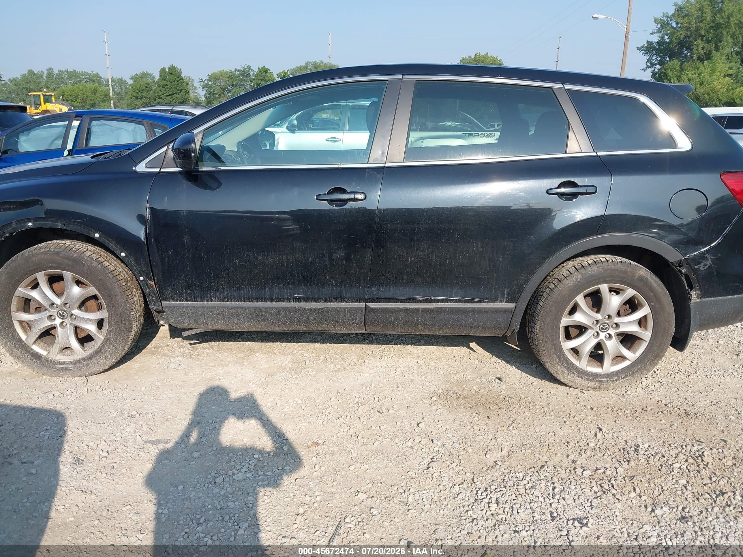 2014 Mazda Cx-9 Sport Black vin: JM3TB3BA7E0437359