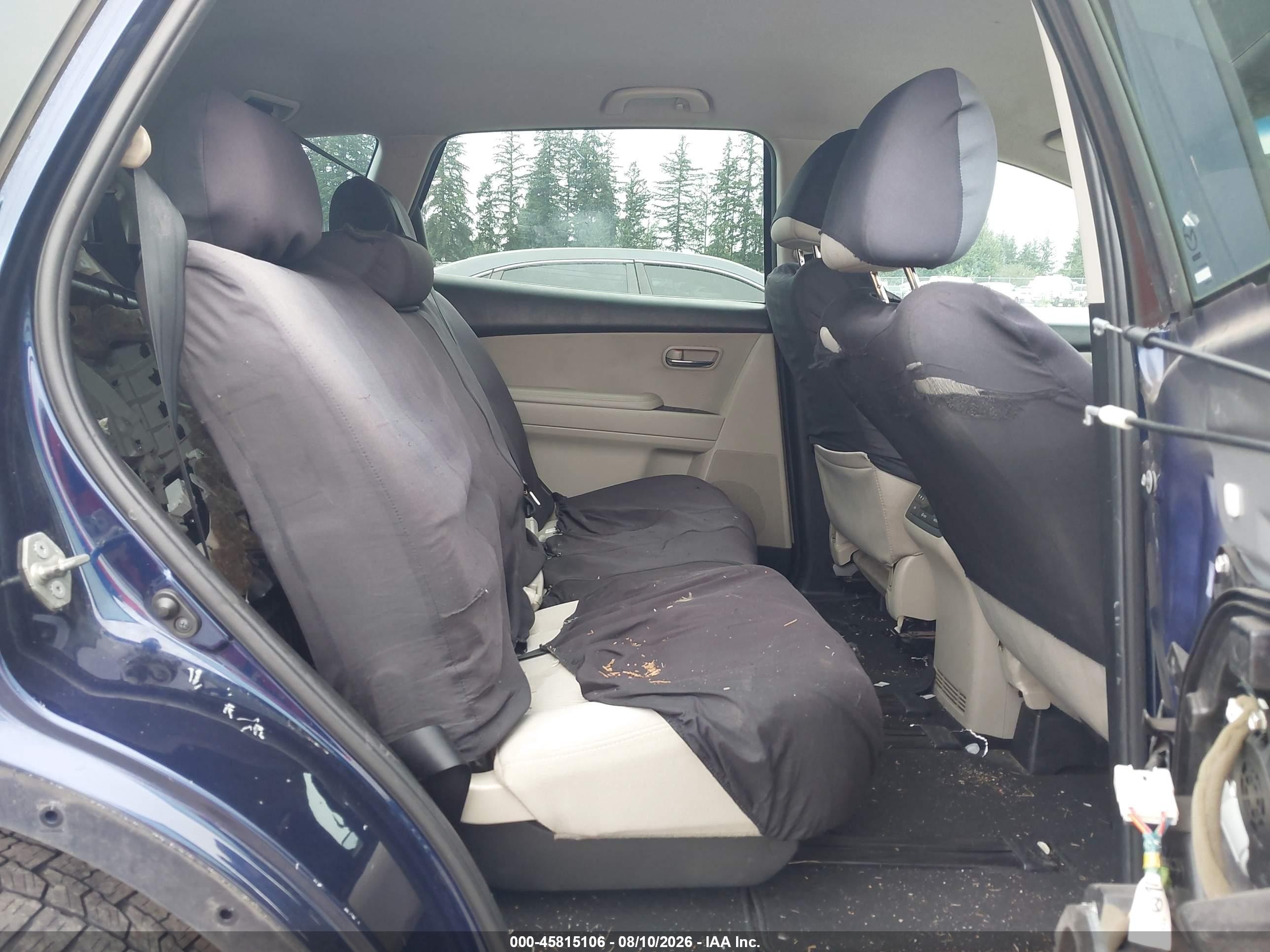 2011 Mazda Cx-9 Sport Blue vin: JM3TB3BA9B0303478