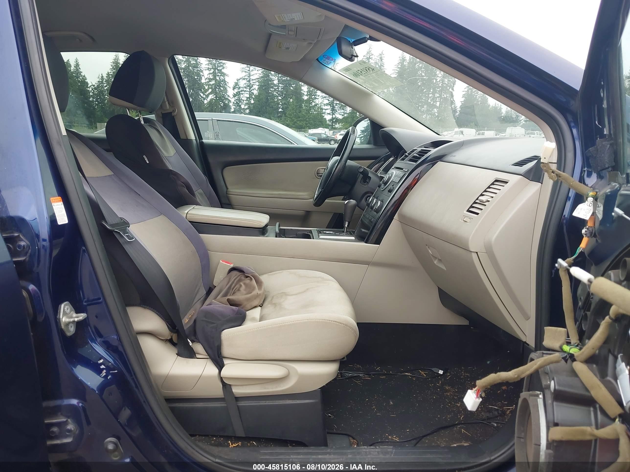 2011 Mazda Cx-9 Sport Blue vin: JM3TB3BA9B0303478