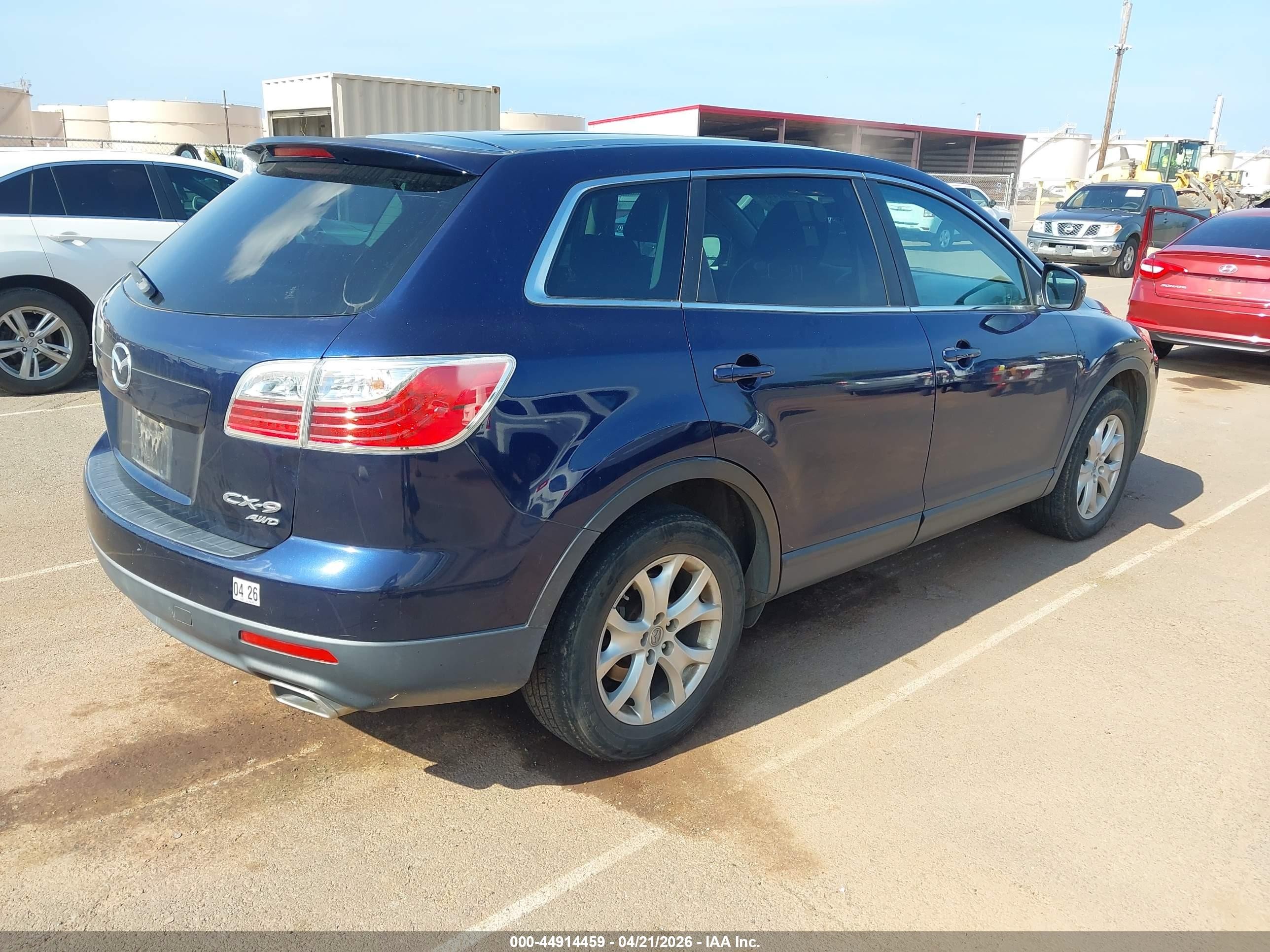 2011 Mazda Cx-9 Sport Blue vin: JM3TB3BV1B0318141