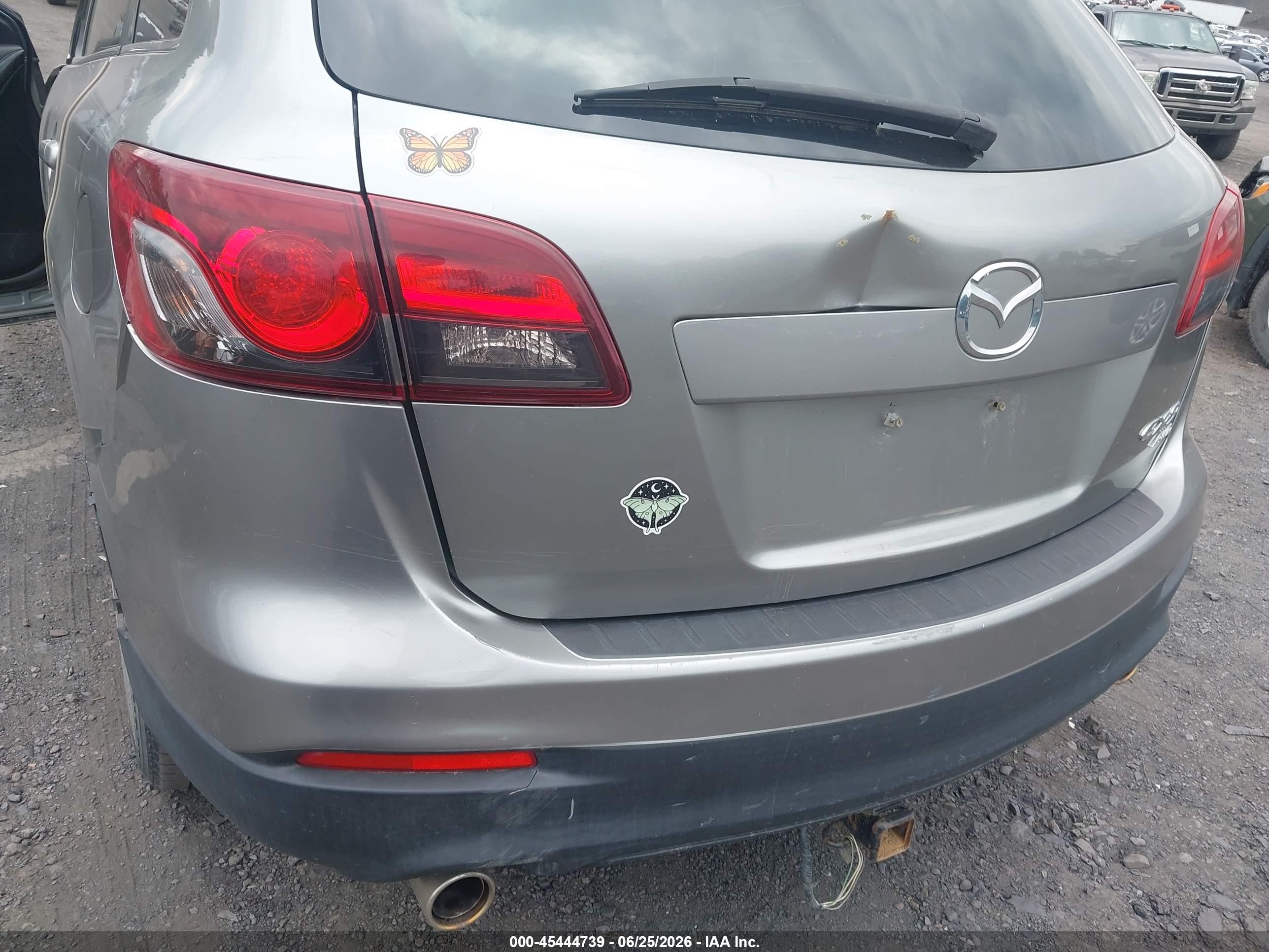 2013 Mazda Cx-9 Sport Silver vin: JM3TB3BV1D0420347