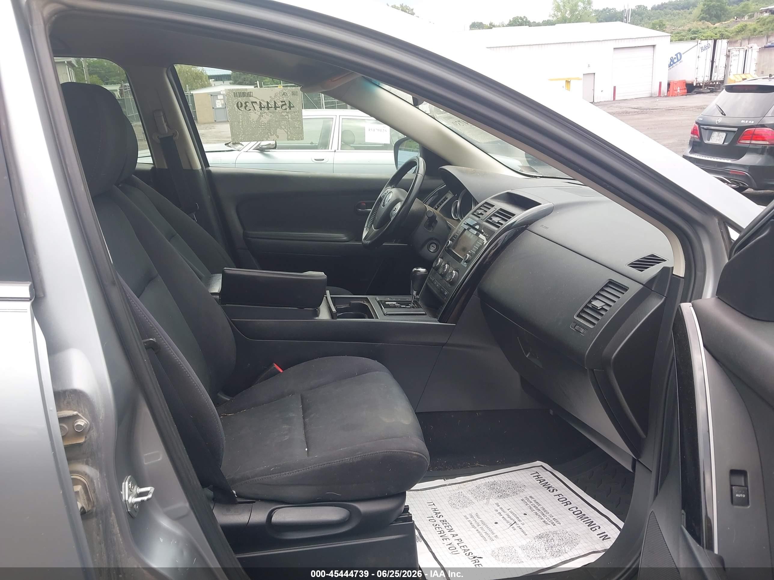 2013 Mazda Cx-9 Sport Silver vin: JM3TB3BV1D0420347