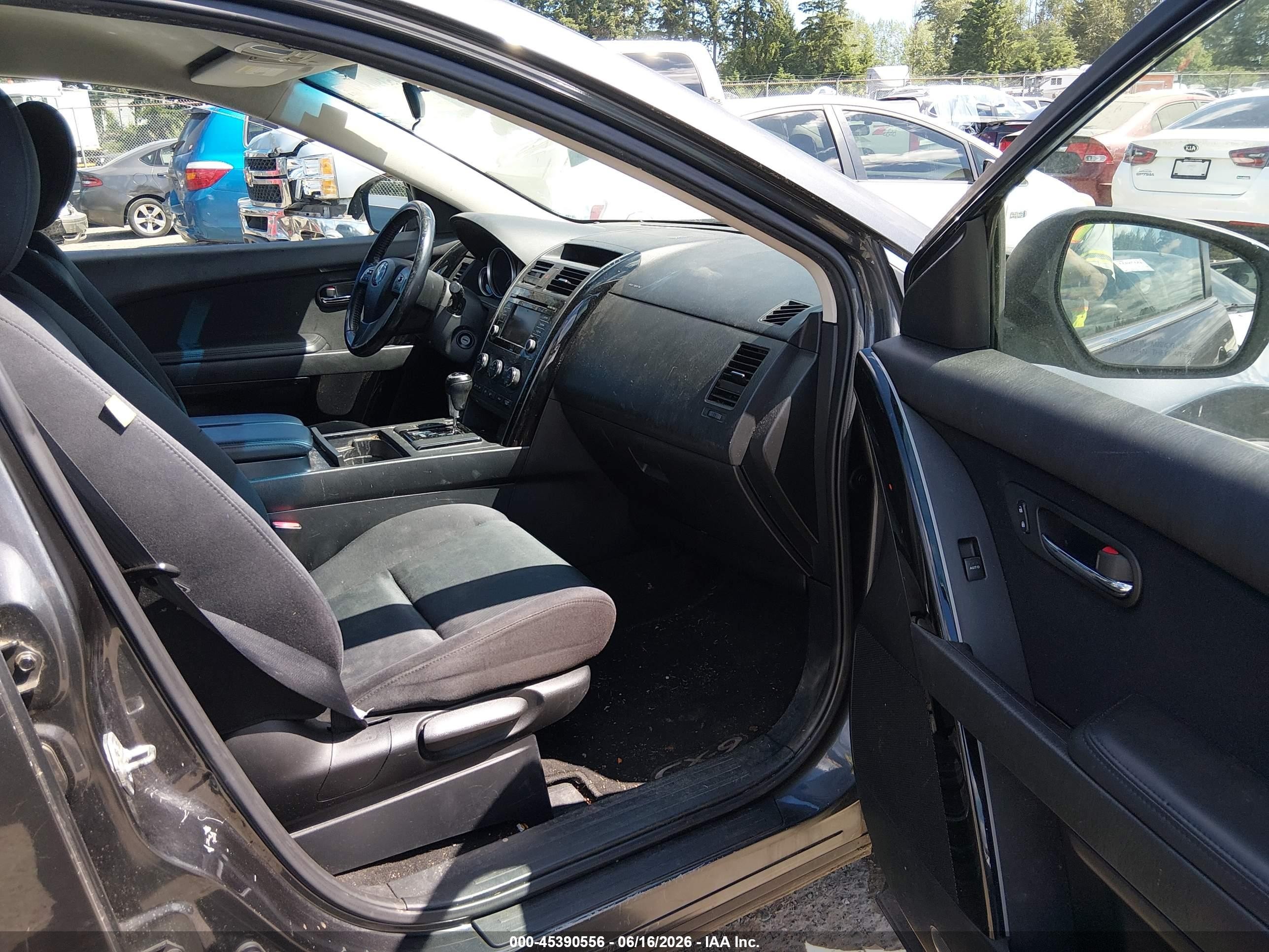 2014 Mazda Cx-9 Sport Gray vin: JM3TB3BV1E0445525