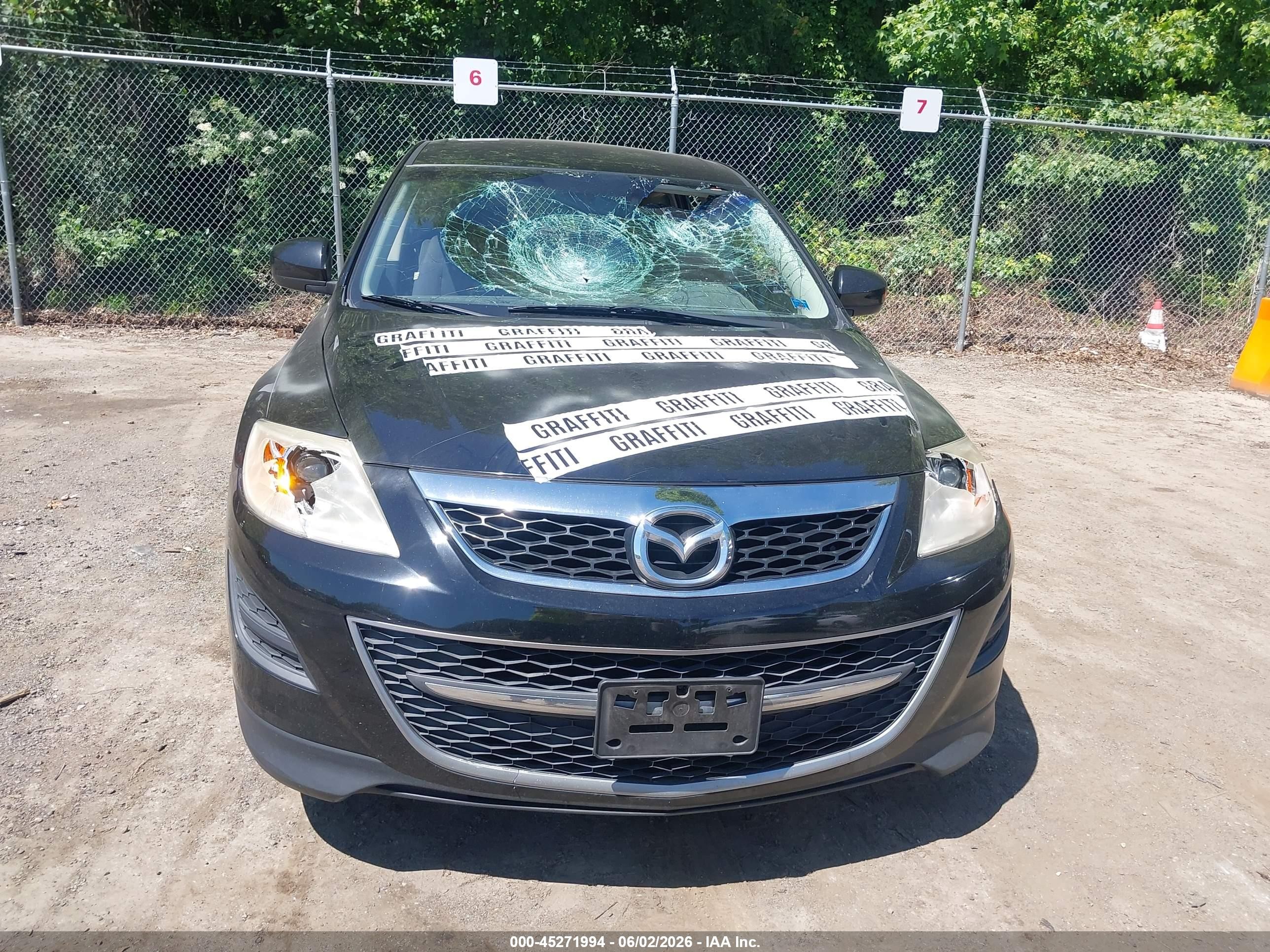 2011 Mazda Cx-9 Sport Black vin: JM3TB3BV3B0333031