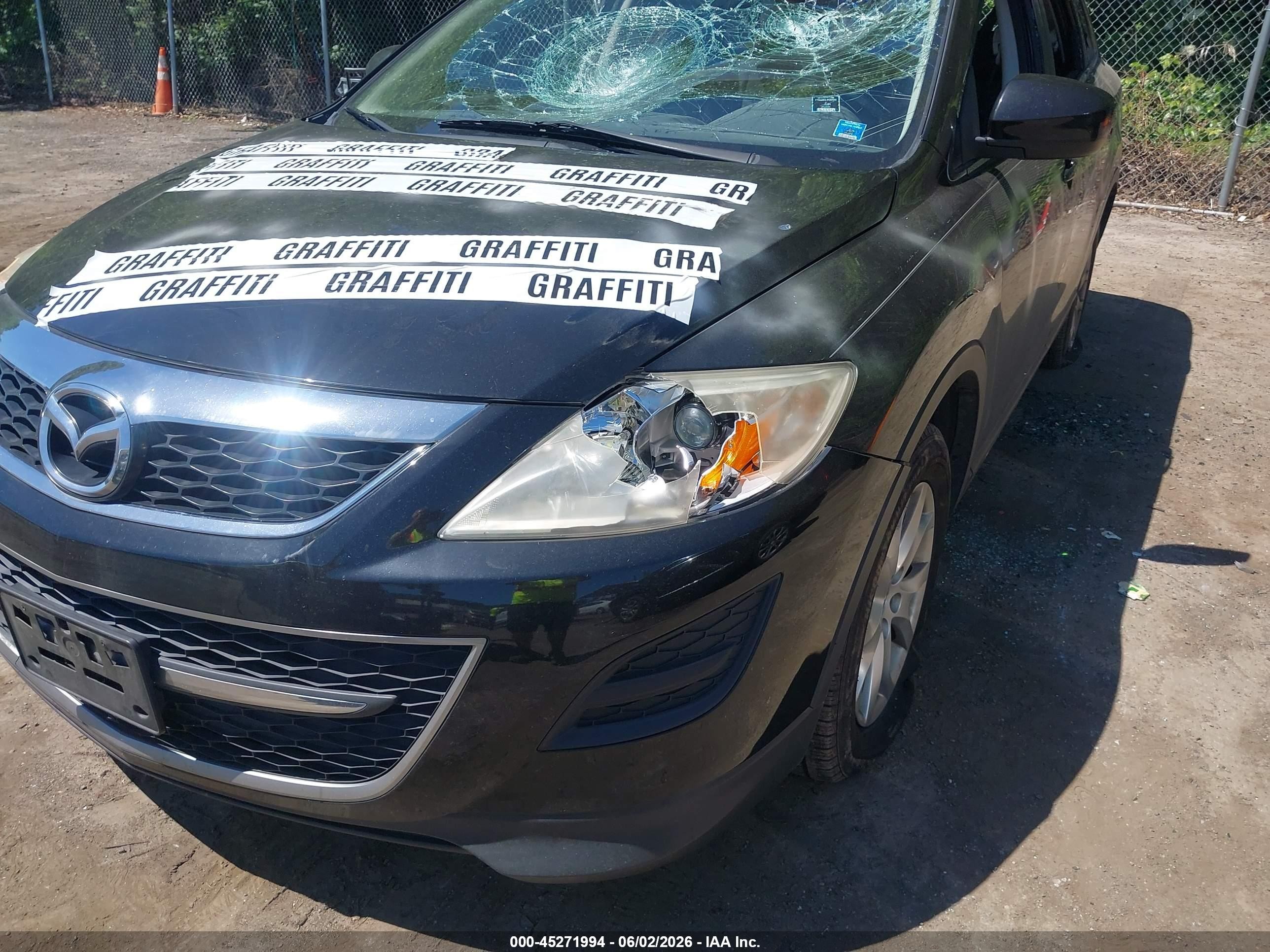 2011 Mazda Cx-9 Sport Black vin: JM3TB3BV3B0333031