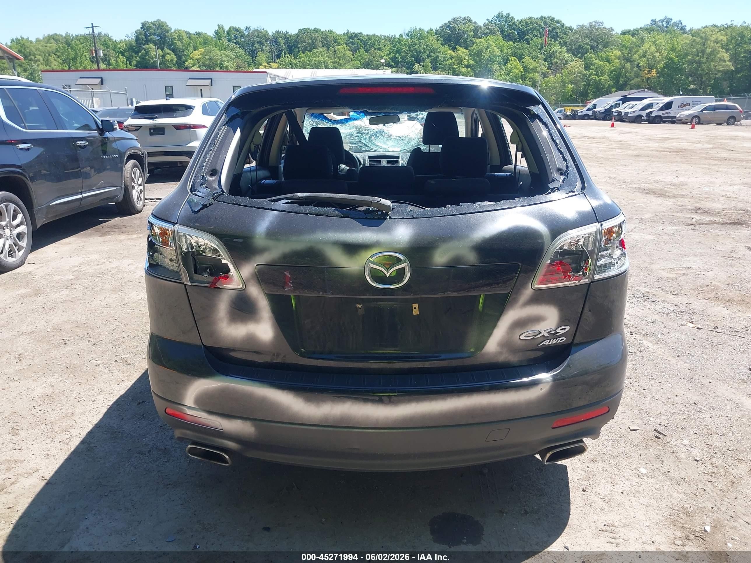2011 Mazda Cx-9 Sport Black vin: JM3TB3BV3B0333031