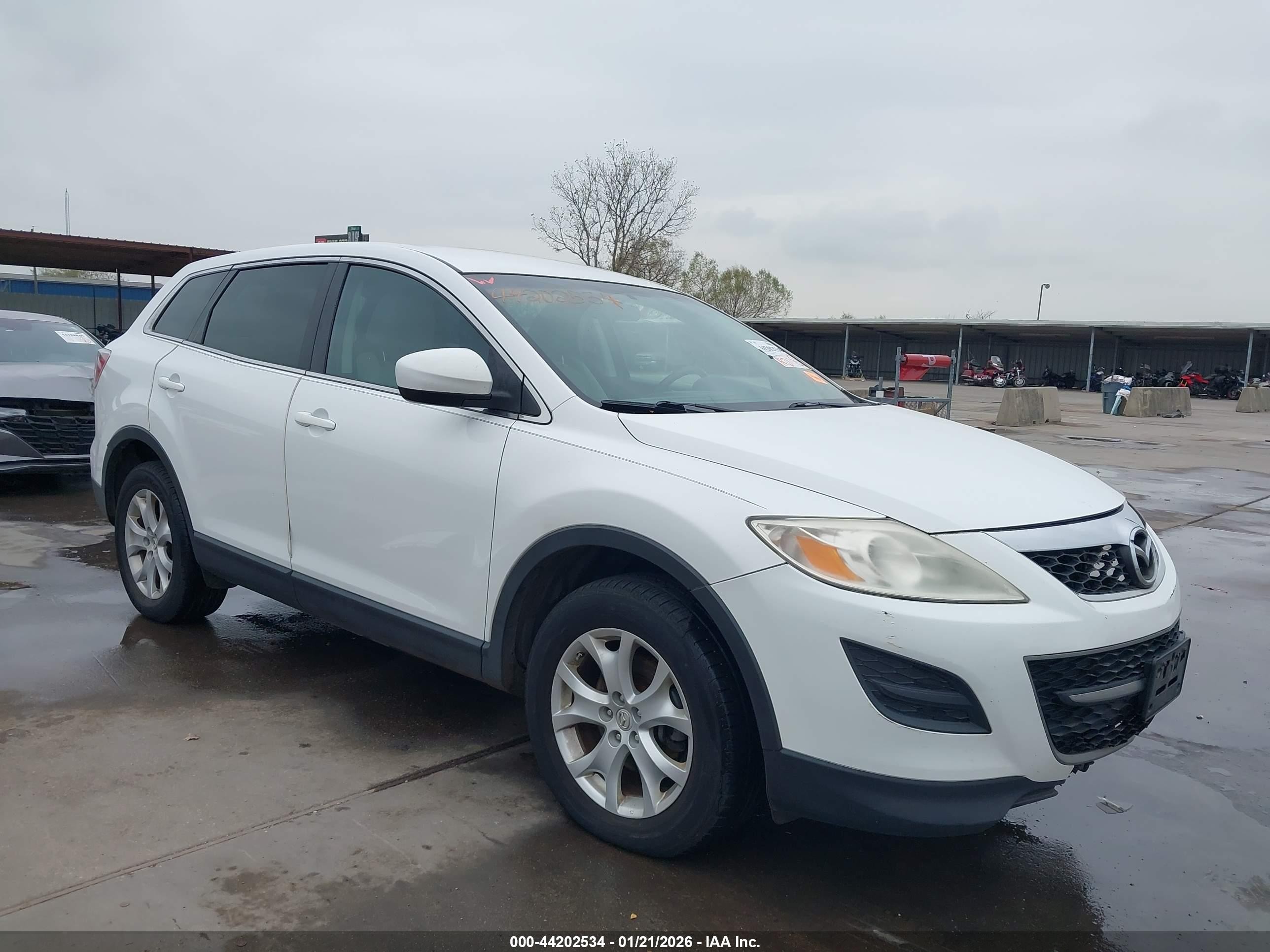 2012 Mazda Cx-9 Sport White vin: JM3TB3BV3C0366709