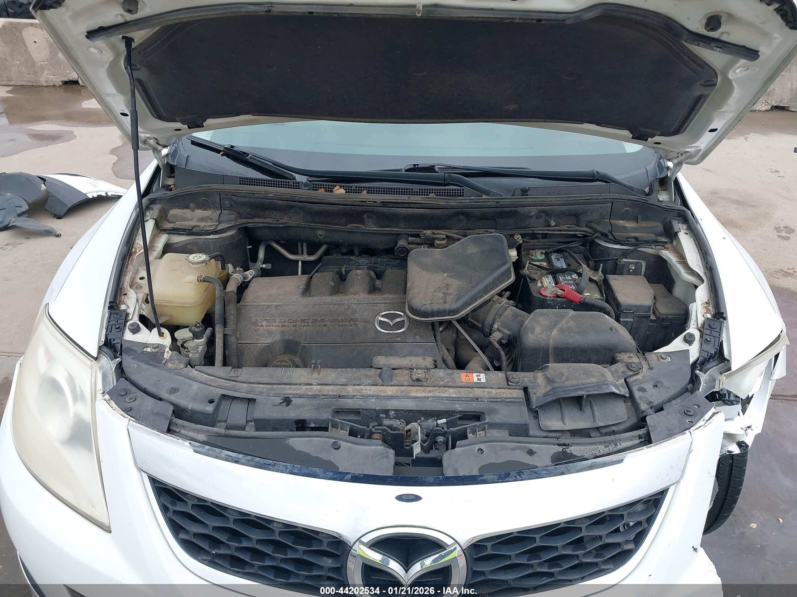2012 Mazda Cx-9 Sport White vin: JM3TB3BV3C0366709