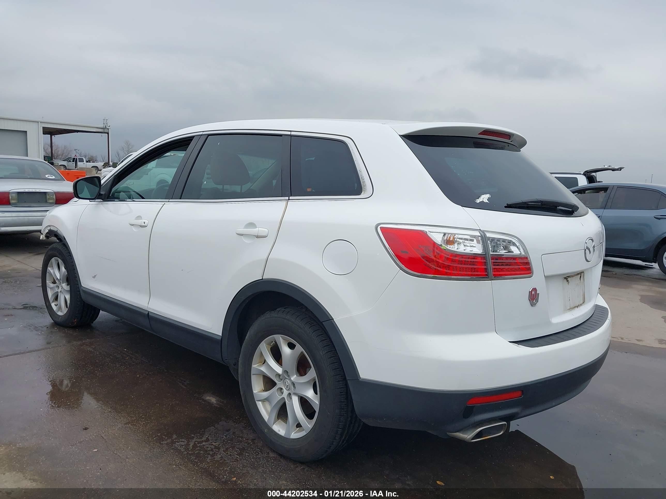2012 Mazda Cx-9 Sport White vin: JM3TB3BV3C0366709