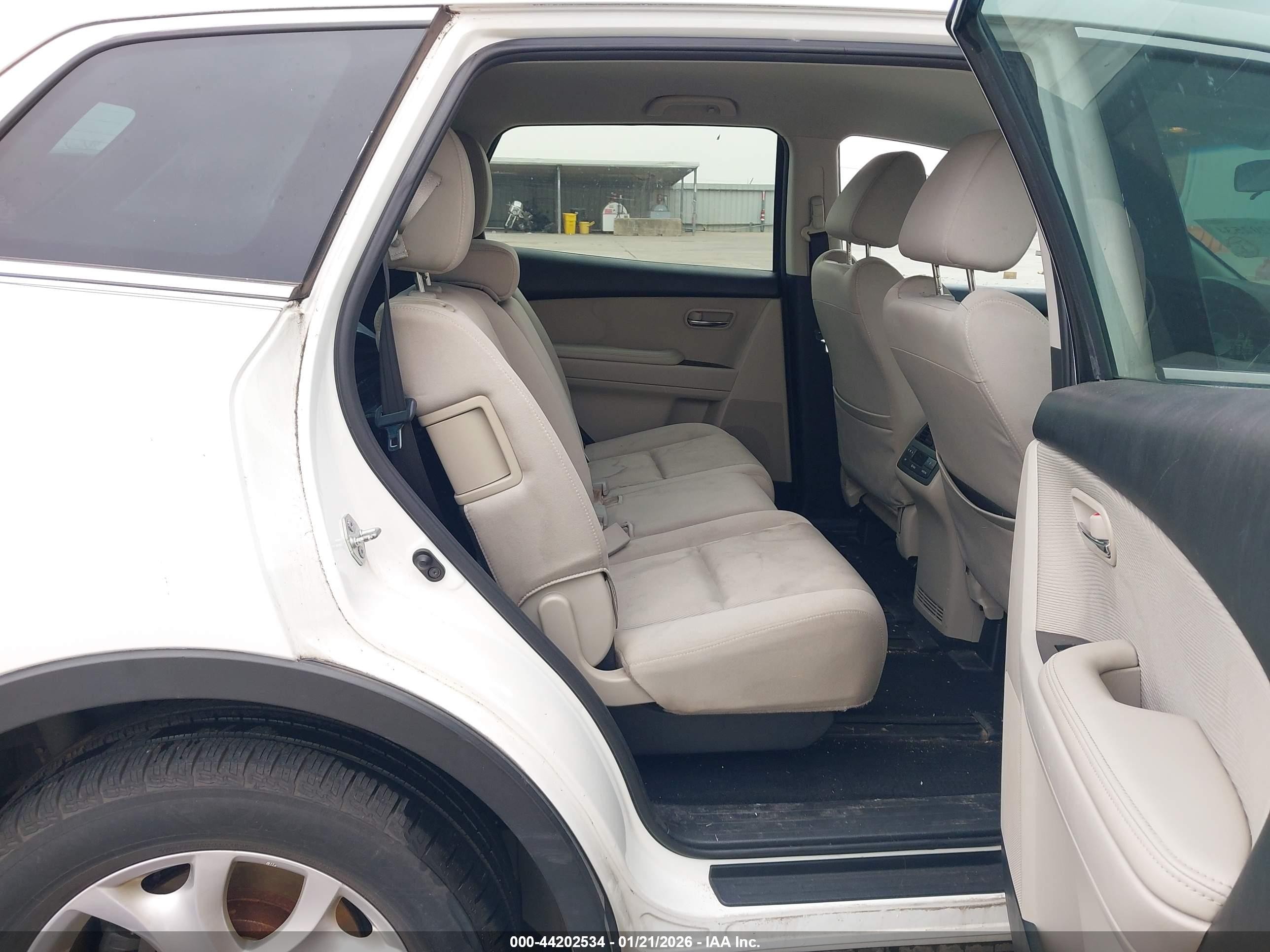 2012 Mazda Cx-9 Sport White vin: JM3TB3BV3C0366709