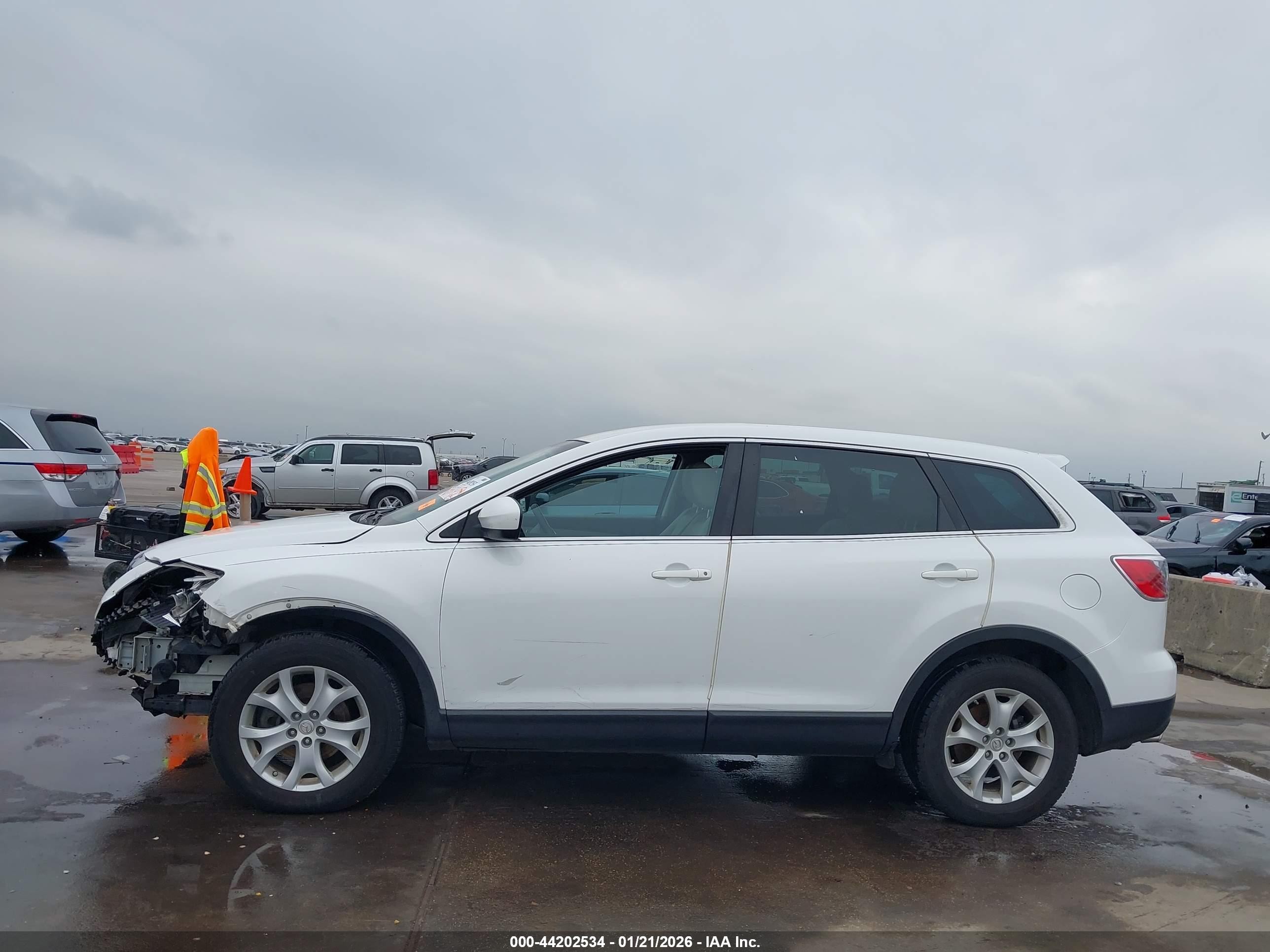 2012 Mazda Cx-9 Sport White vin: JM3TB3BV3C0366709