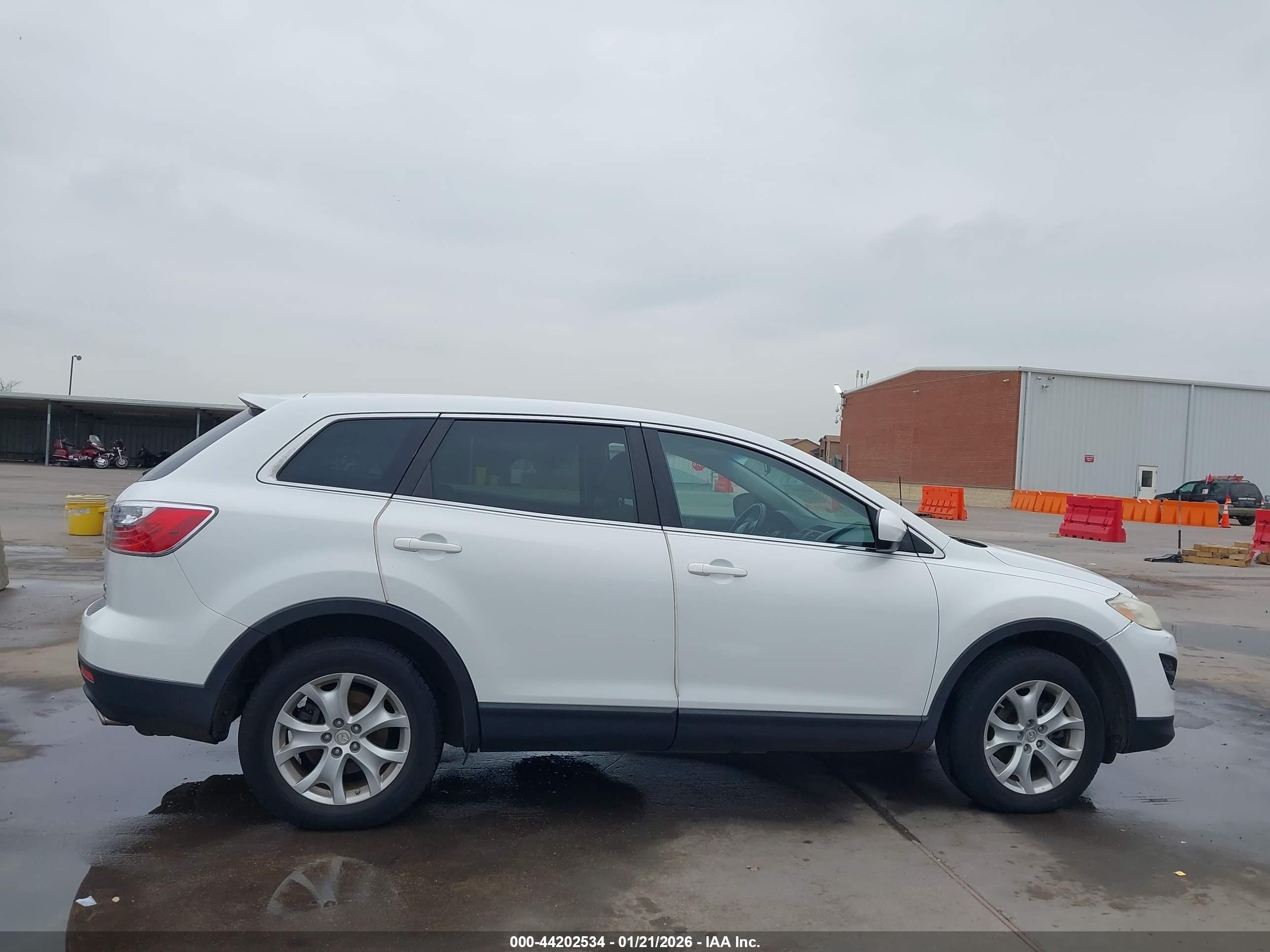 2012 Mazda Cx-9 Sport White vin: JM3TB3BV3C0366709