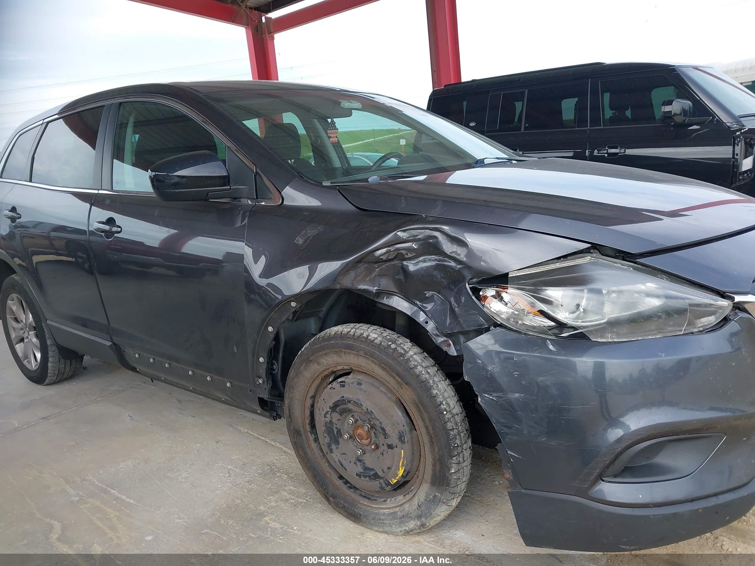 2015 Mazda Cx-9 Sport Gray vin: JM3TB3BV3F0448184