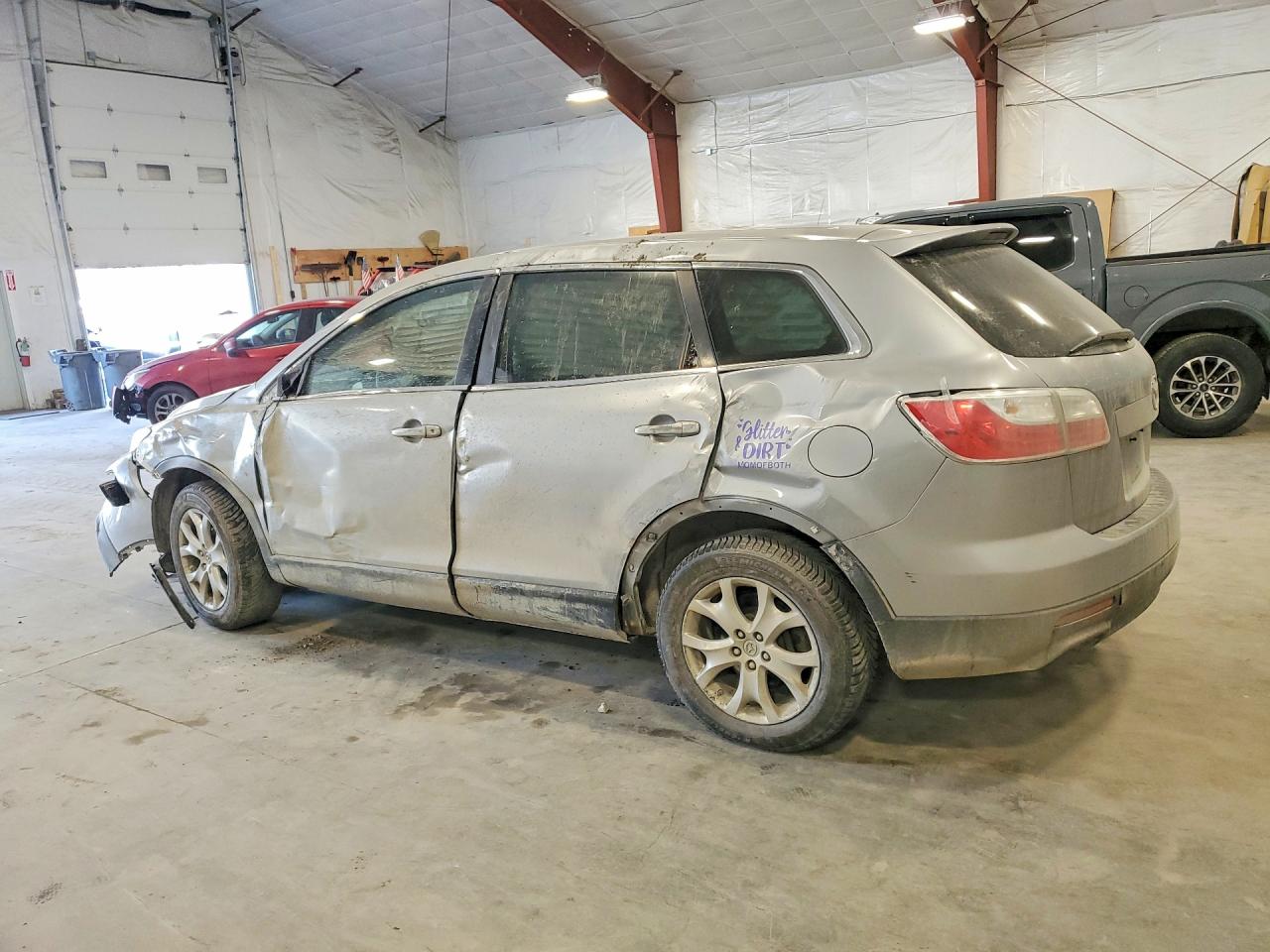 2012 Mazda Cx-9 Silver vin: JM3TB3BV4C0357503