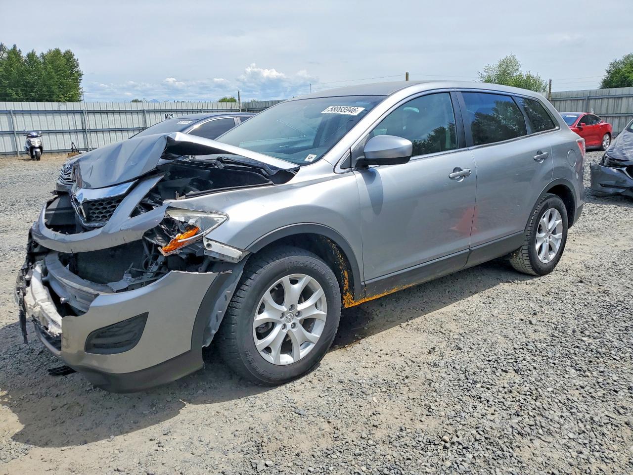 2012 Mazda Cx-9 Серебряный vin: JM3TB3BV4C0364886