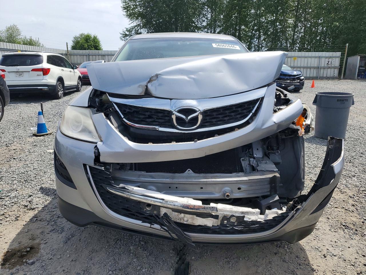 2012 Mazda Cx-9 Серебряный vin: JM3TB3BV4C0364886