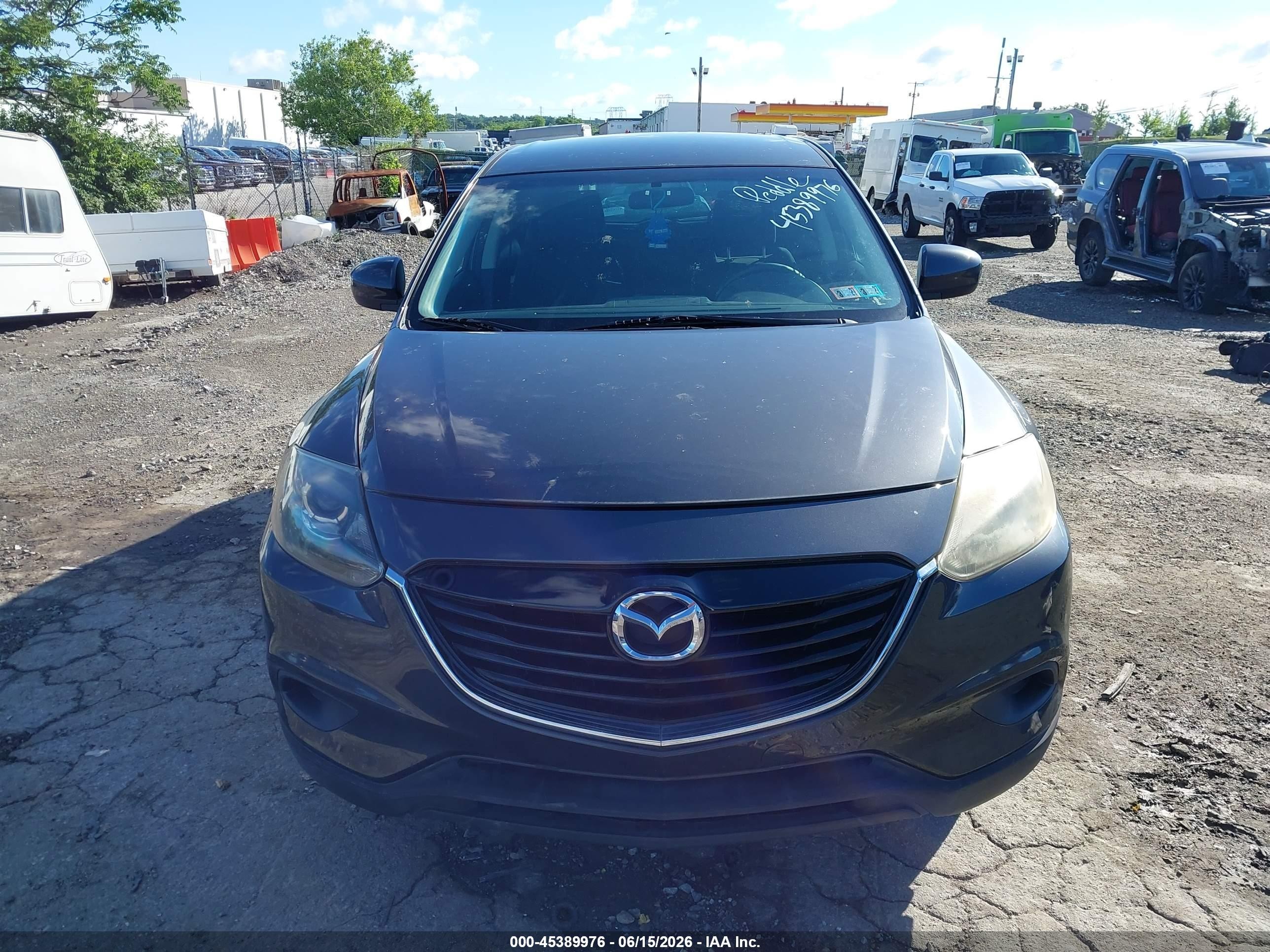 2013 Mazda Cx-9 Sport Gray vin: JM3TB3BV5D0402708
