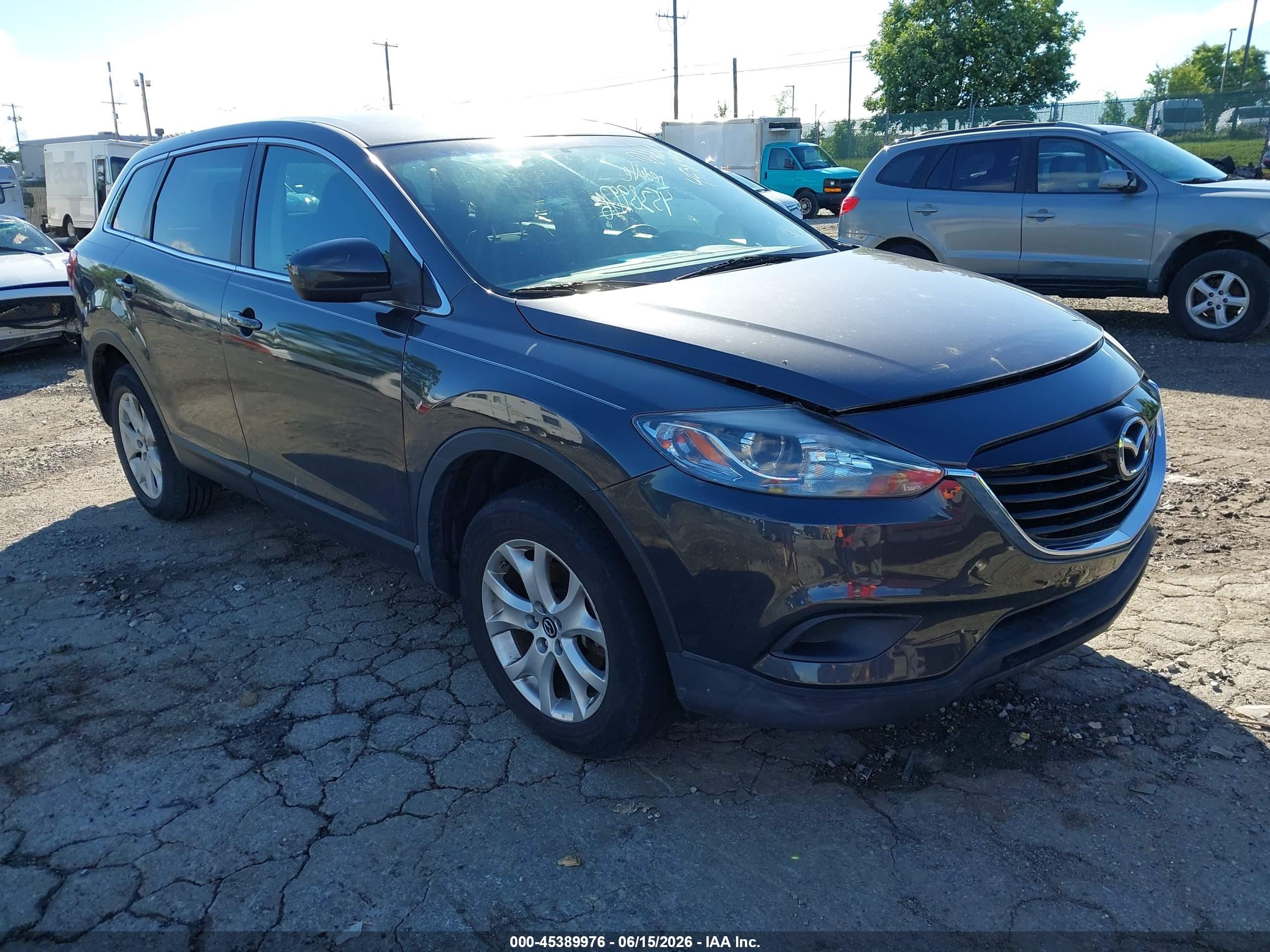 2013 Mazda Cx-9 Sport Gray vin: JM3TB3BV5D0402708