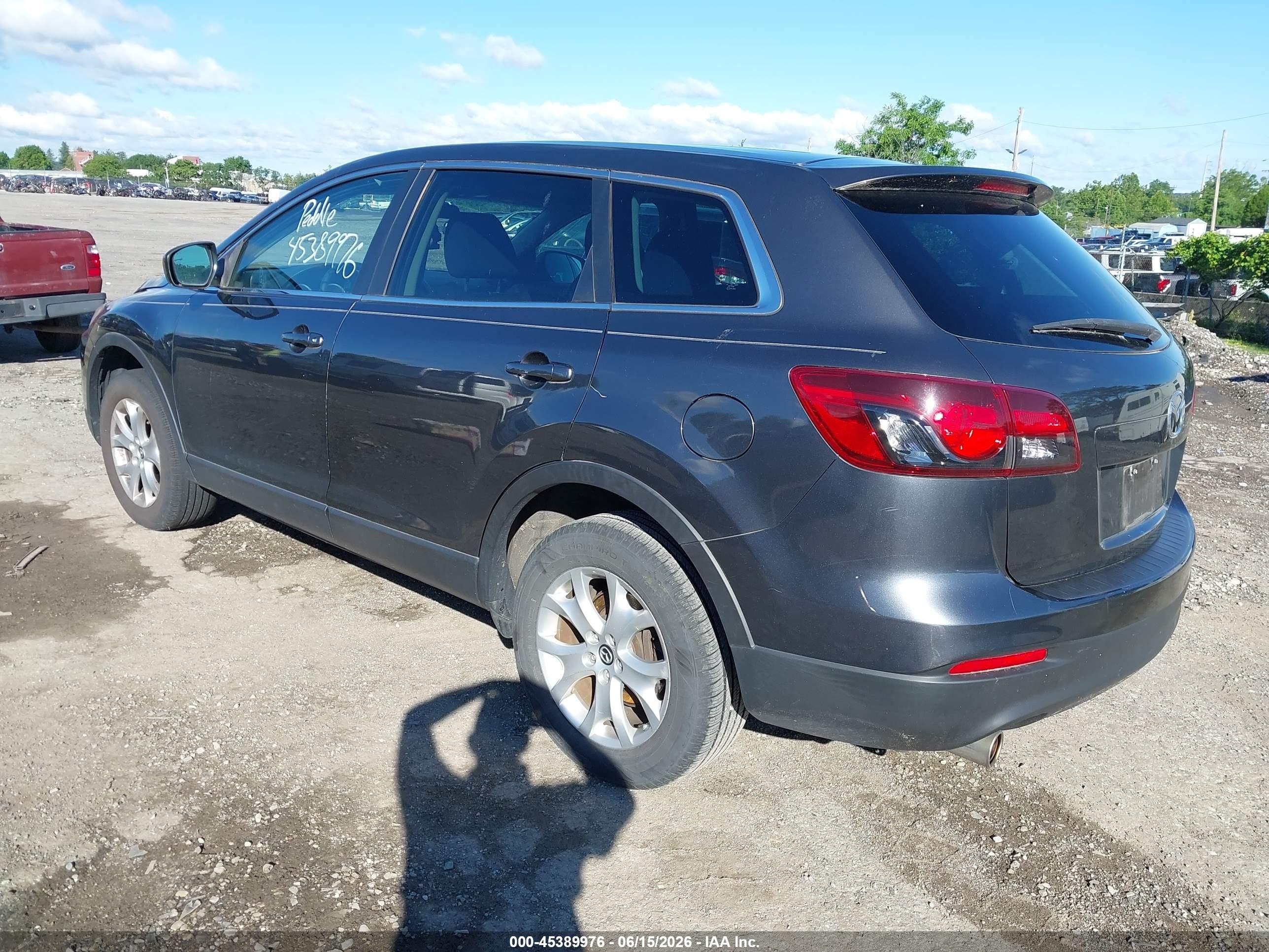 2013 Mazda Cx-9 Sport Gray vin: JM3TB3BV5D0402708