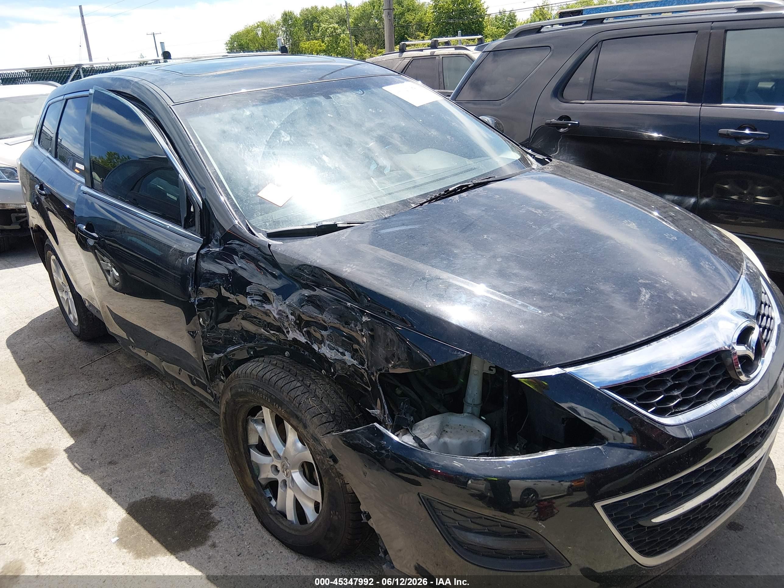 2011 Mazda Cx-9 Sport Black vin: JM3TB3BV6B0308320