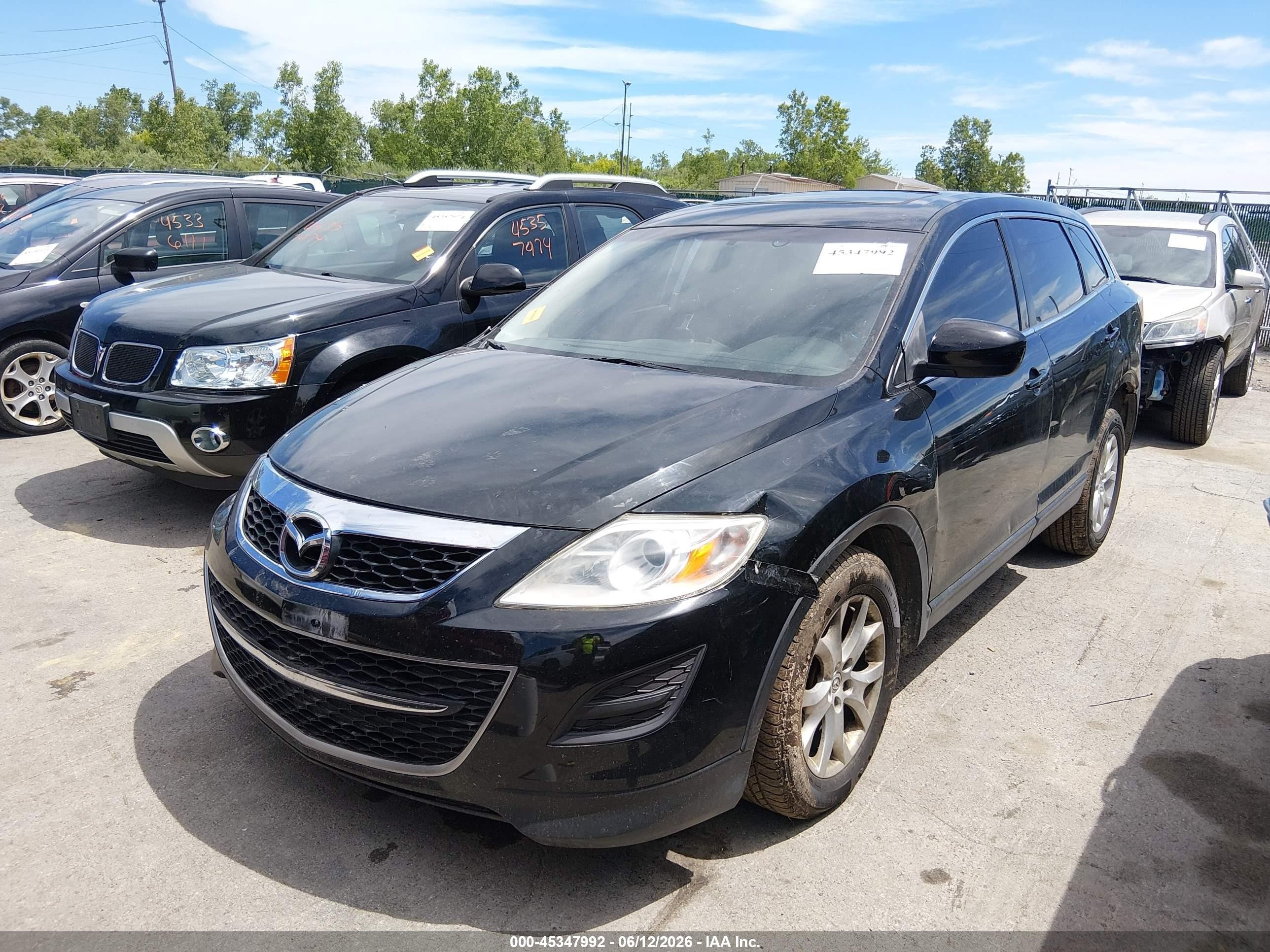 2011 Mazda Cx-9 Sport Black vin: JM3TB3BV6B0308320