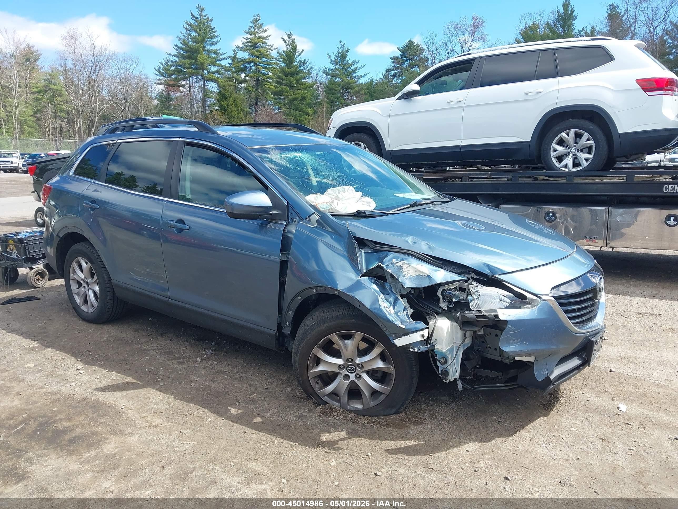 2015 Mazda Cx-9 Sport Blue vin: JM3TB3BV6F0461592