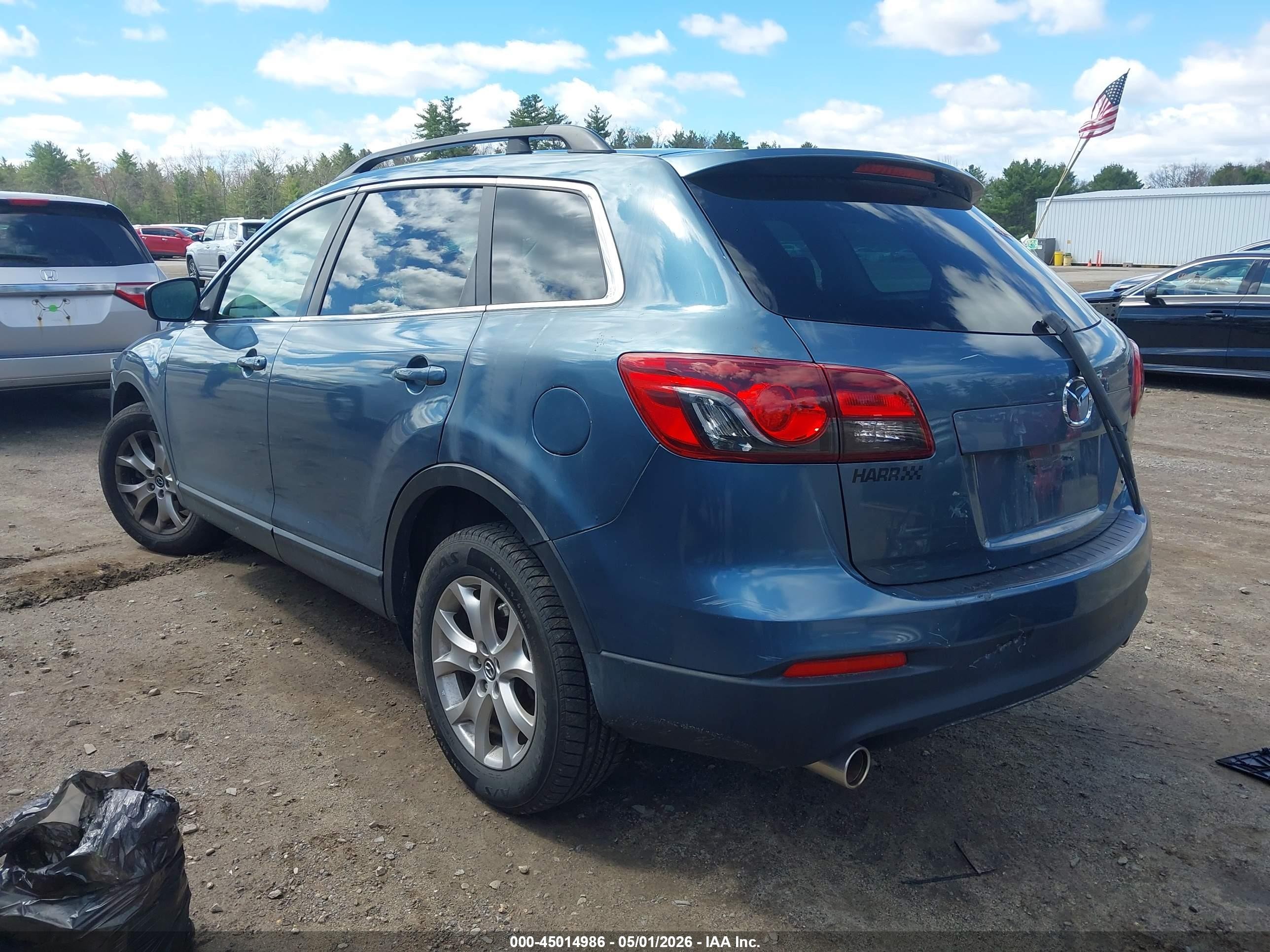 2015 Mazda Cx-9 Sport Blue vin: JM3TB3BV6F0461592