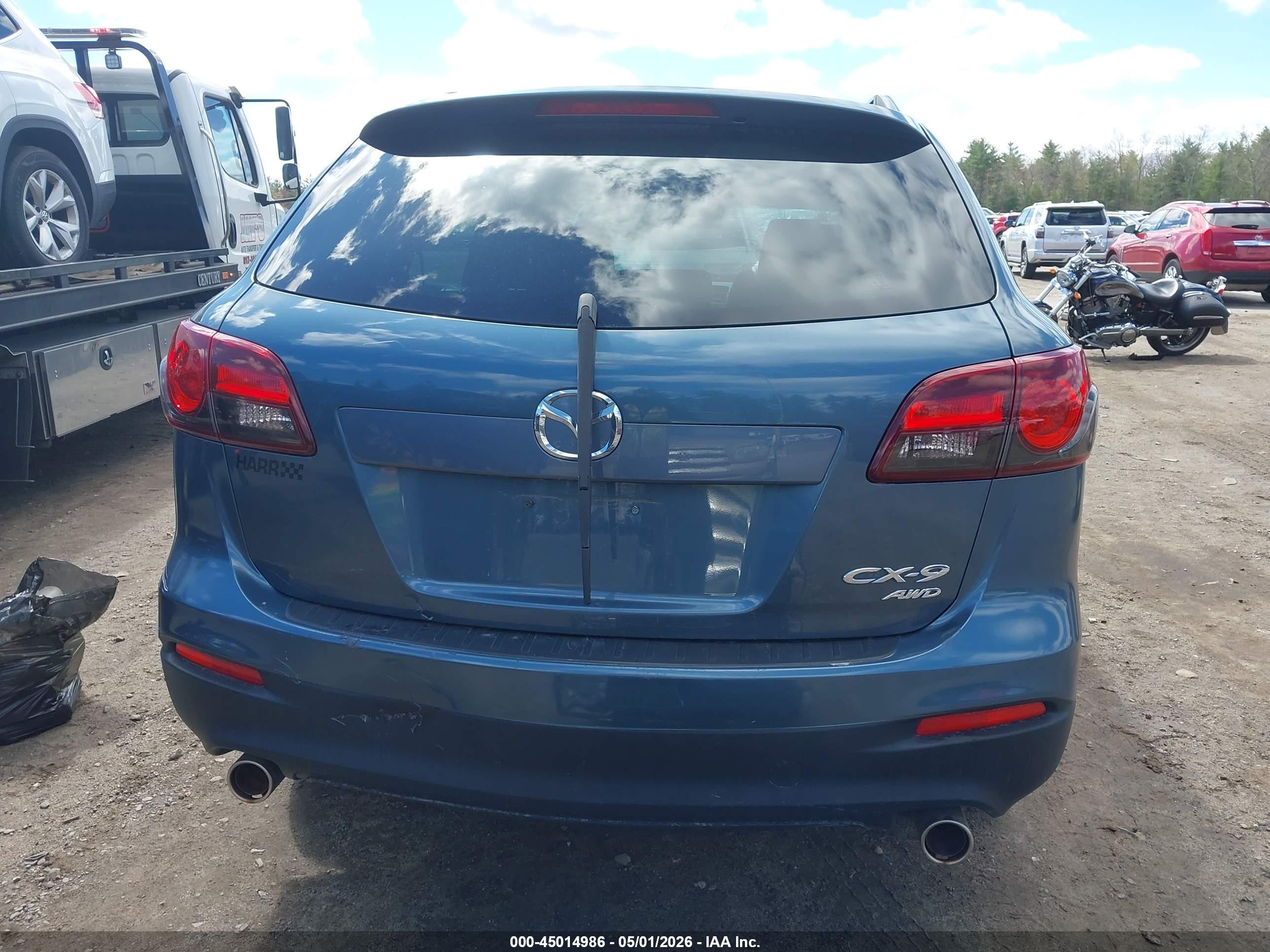 2015 Mazda Cx-9 Sport Blue vin: JM3TB3BV6F0461592