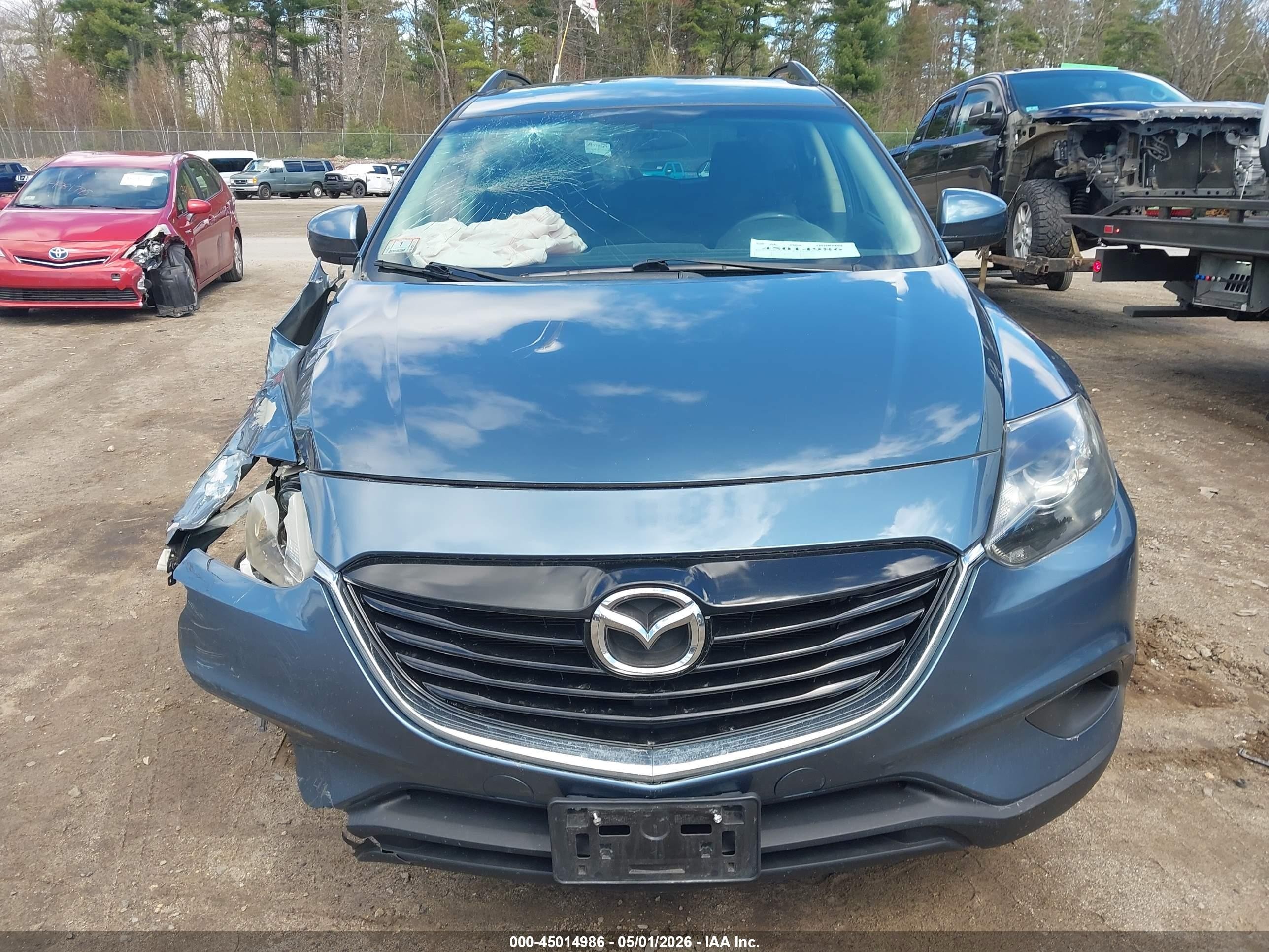 2015 Mazda Cx-9 Sport Blue vin: JM3TB3BV6F0461592