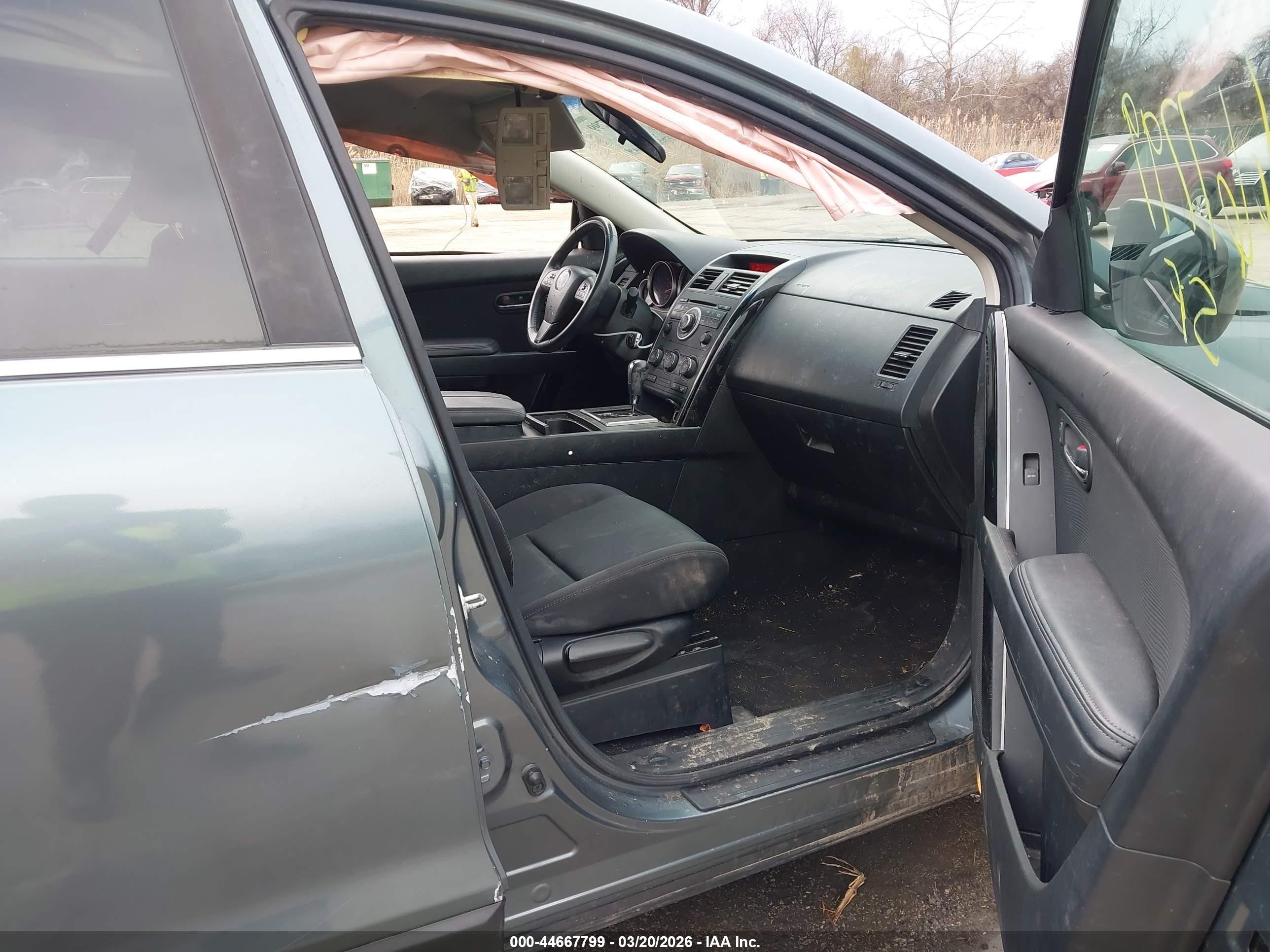 2011 Mazda Cx-9 Sport Green vin: JM3TB3BV7B0323473