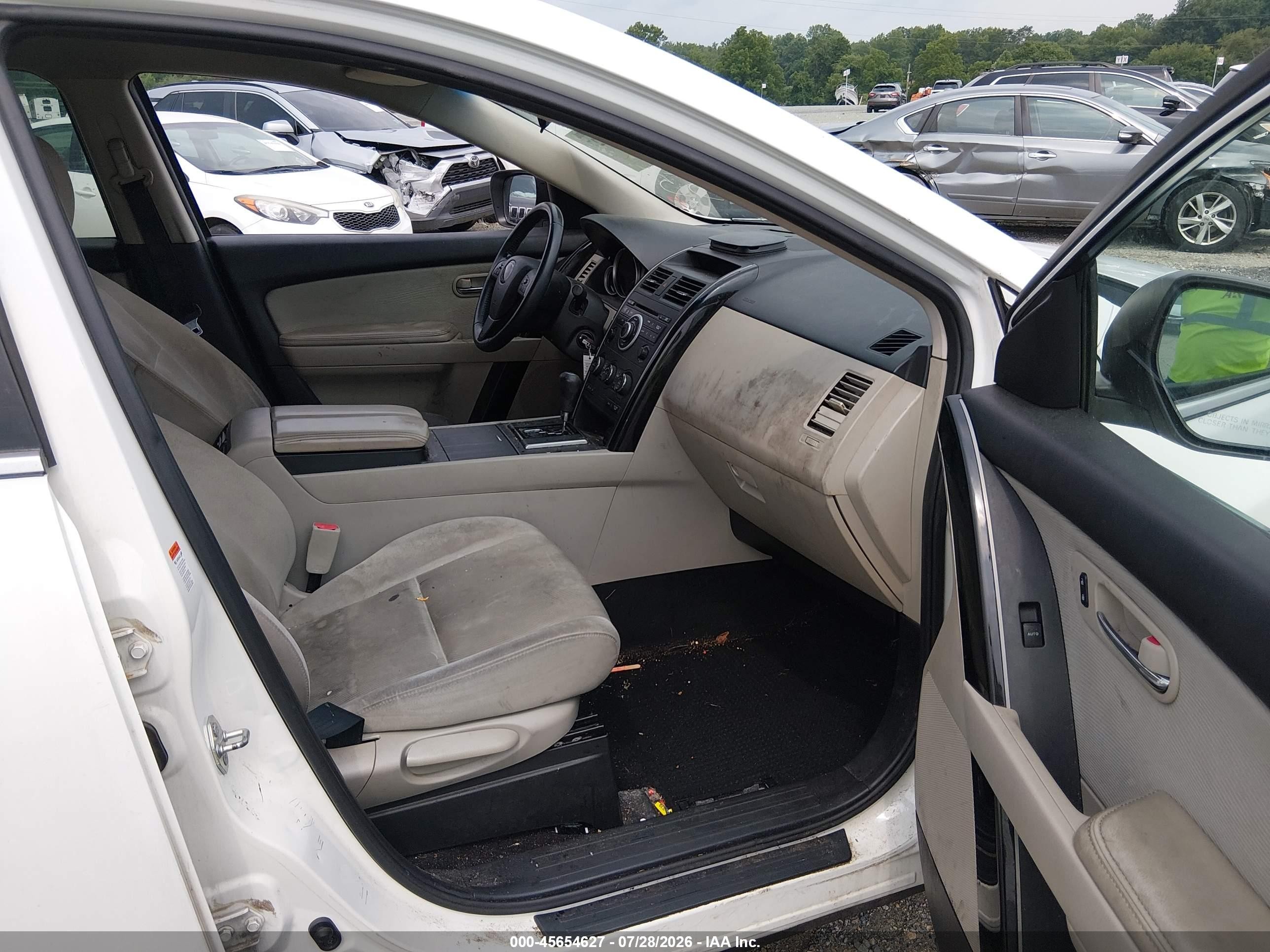 2011 Mazda Cx-9 Sport White vin: JM3TB3BVXB0315190